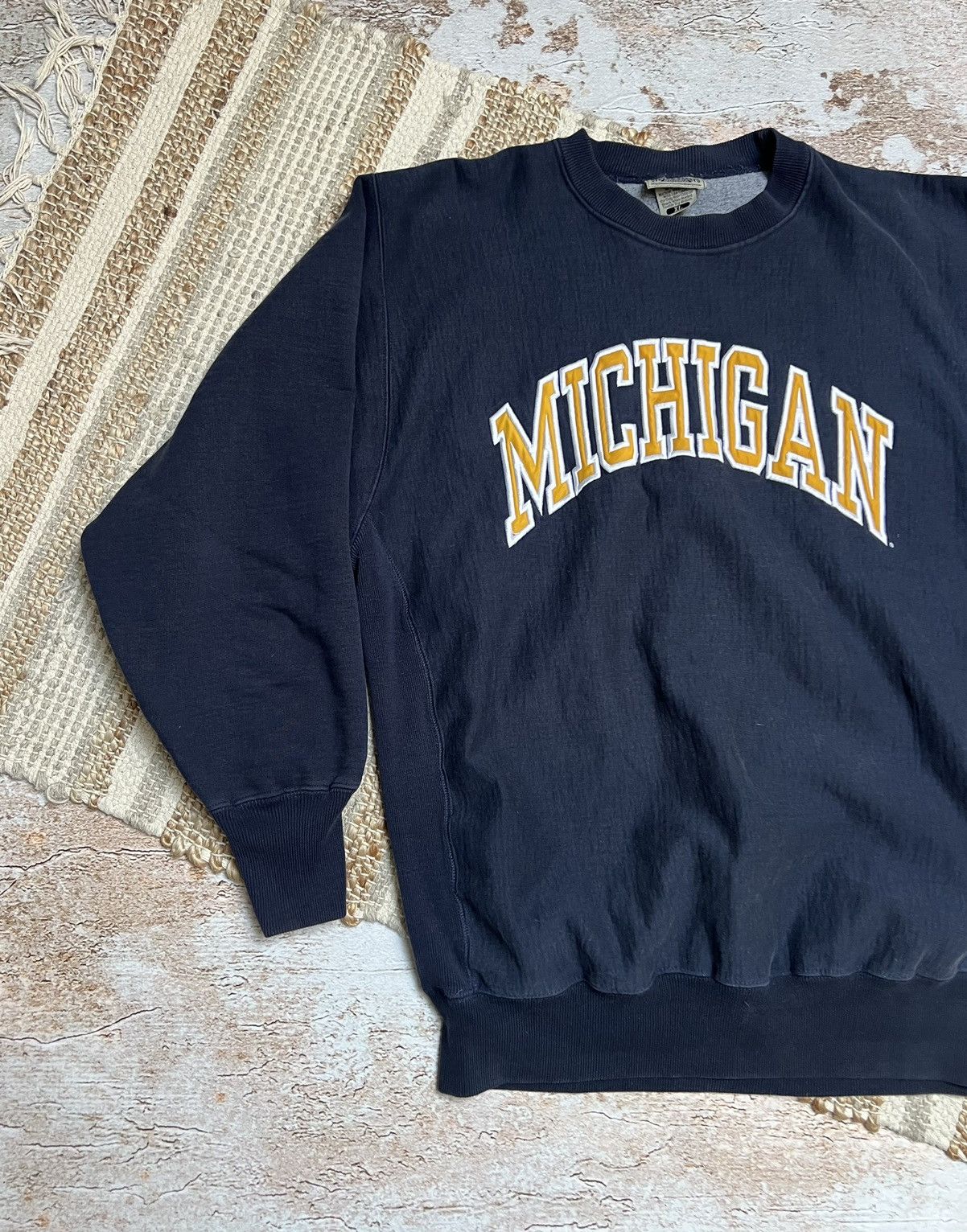 Vintage Steve and Barry’s Michigan vintage sweatshirt Size US XL / EU 56 / 4 - 2 Thumbnail