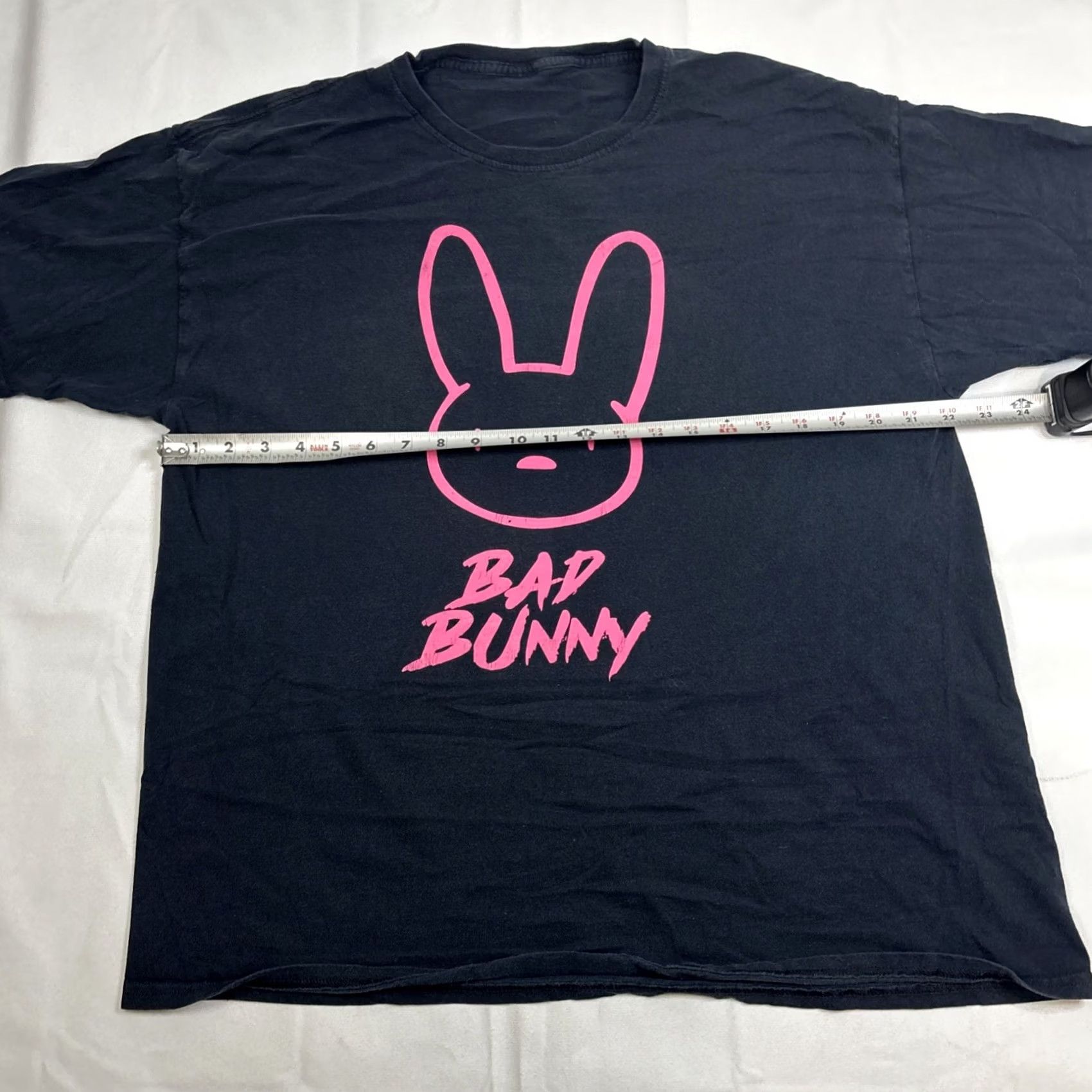 Pinko Bad Bunny T Shirt Men’s XL Black Classic Hot Pink Logo Short Sleeve Cut Tag Size US XL / EU 56 / 4 - 4 Thumbnail