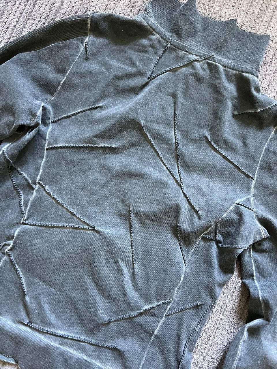 If Six Was Nine × Vintage Vintage Y2K Scar Owens Style Patchwork Zip Up Hoodie Size US S / EU 44-46 / 1 - 13 Thumbnail