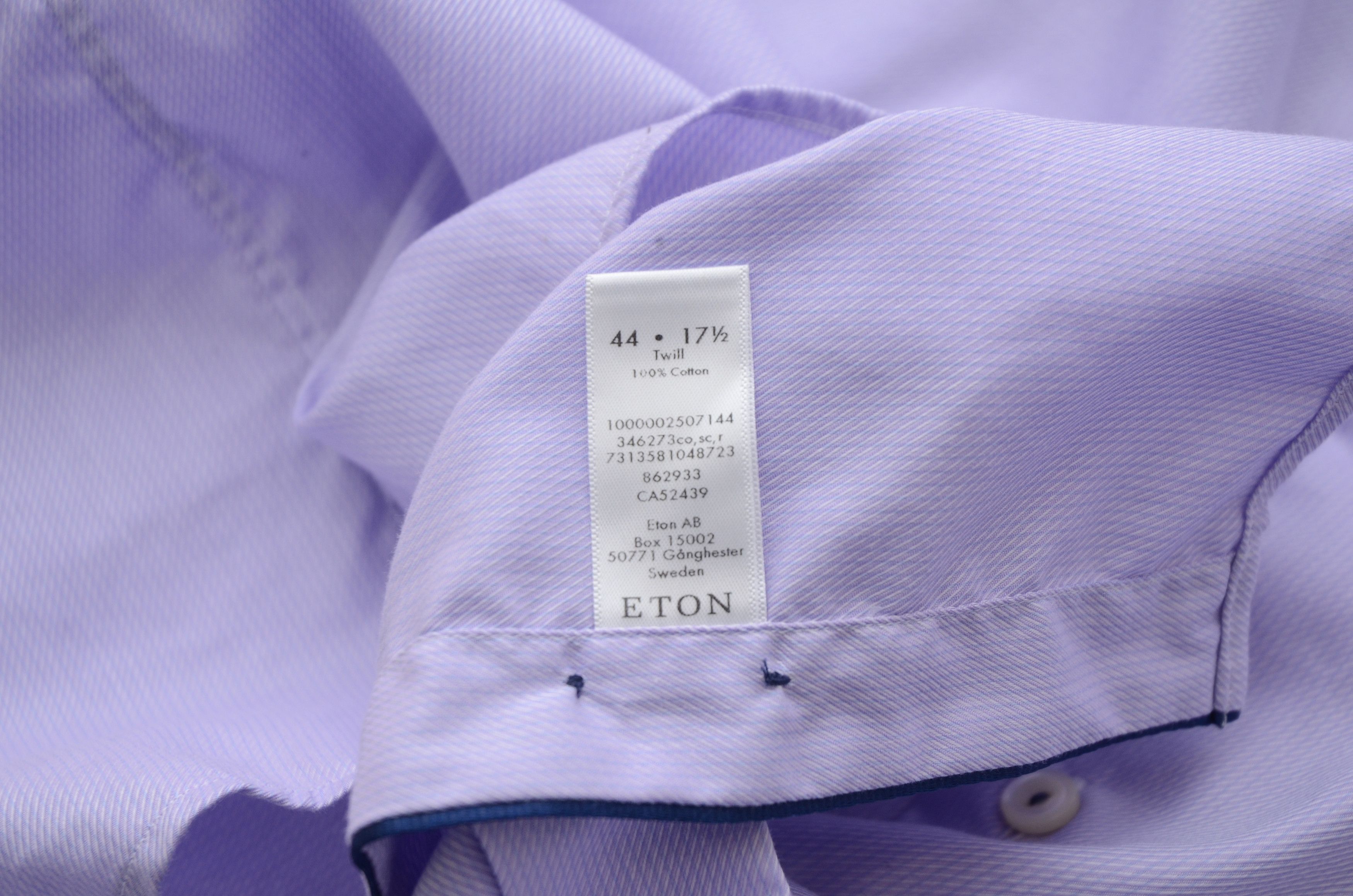 Eton Eton Contemporary Twill Formal Button Up Long Sleeve Shirt Size US L / EU 52-54 / 3 - 12 Thumbnail