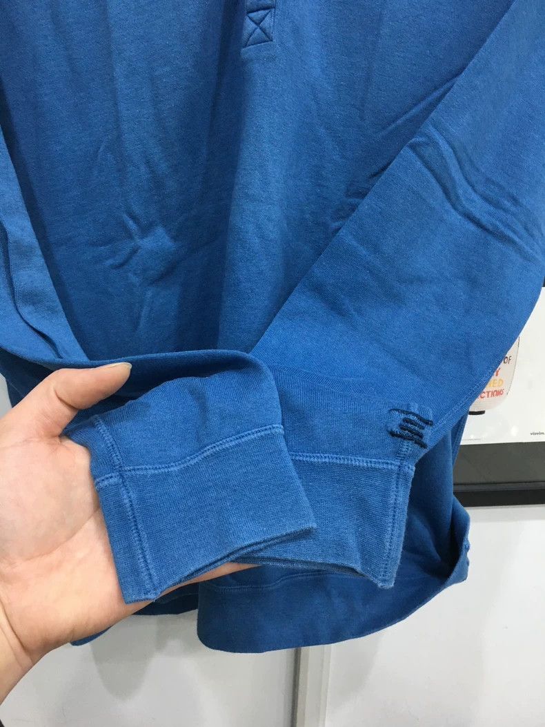 Visvim Visvim Vegetation Dye Blue Dye Egyptian Cotton Henley Long Size US L / EU 52-54 / 3 - 3 Thumbnail