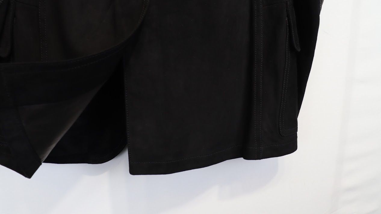 Tom Ford o1rshd1 Suede Anteflor Jacket in Nero Size US M / EU 48-50 / 2 - 13 Thumbnail