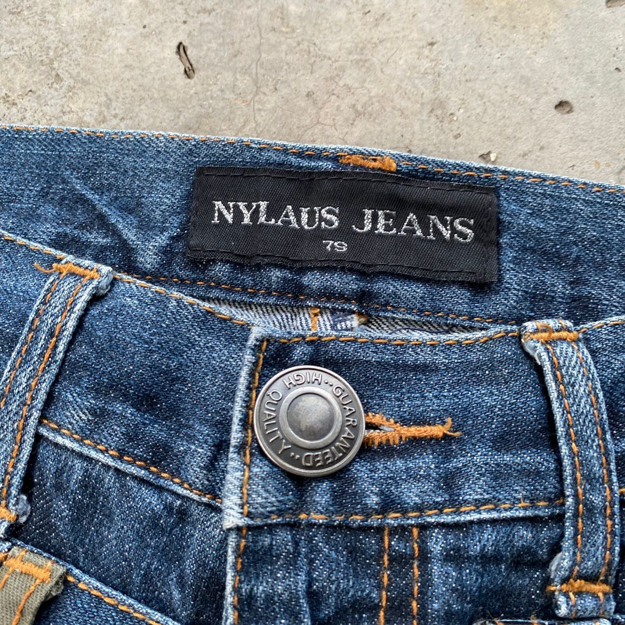 If Six Was Nine 💥Best Offer💥Vintage Nylaus Double Waist Distressed Denim Size US 32 / EU 48 - 14 Thumbnail