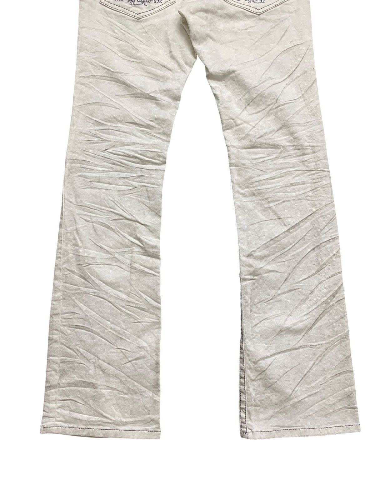 If Six Was Nine Xfrm Flared White Whisker Denim Size US 30 / EU 46 - 10 Thumbnail