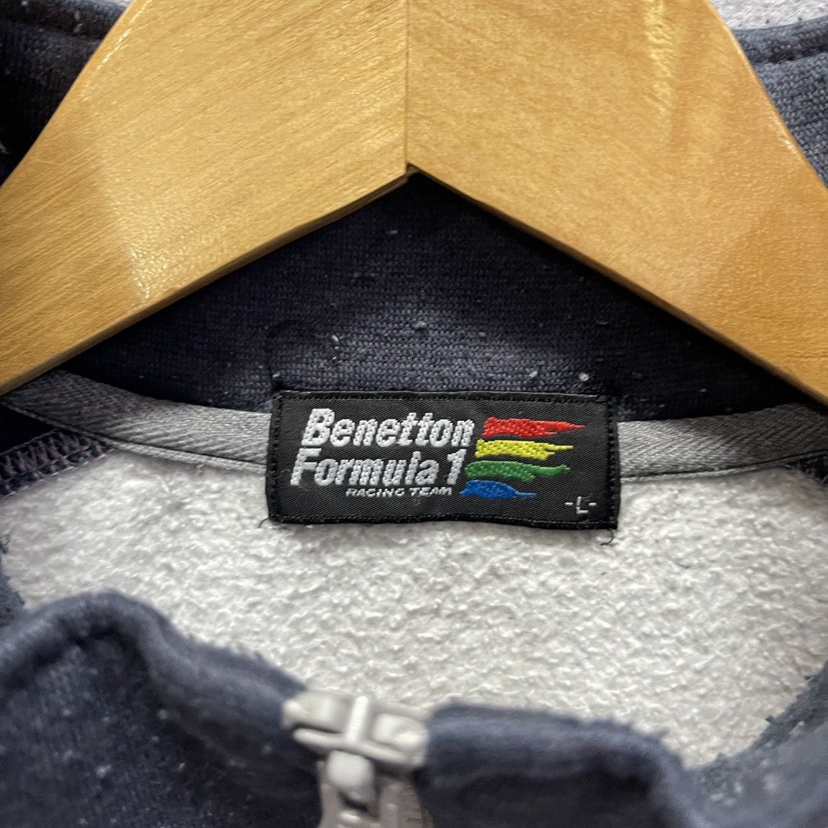 Benetton Benetton Formula 1 Racing Team Quarter Zip Sweatshirt Size US M / EU 48-50 / 2 - 7 Thumbnail