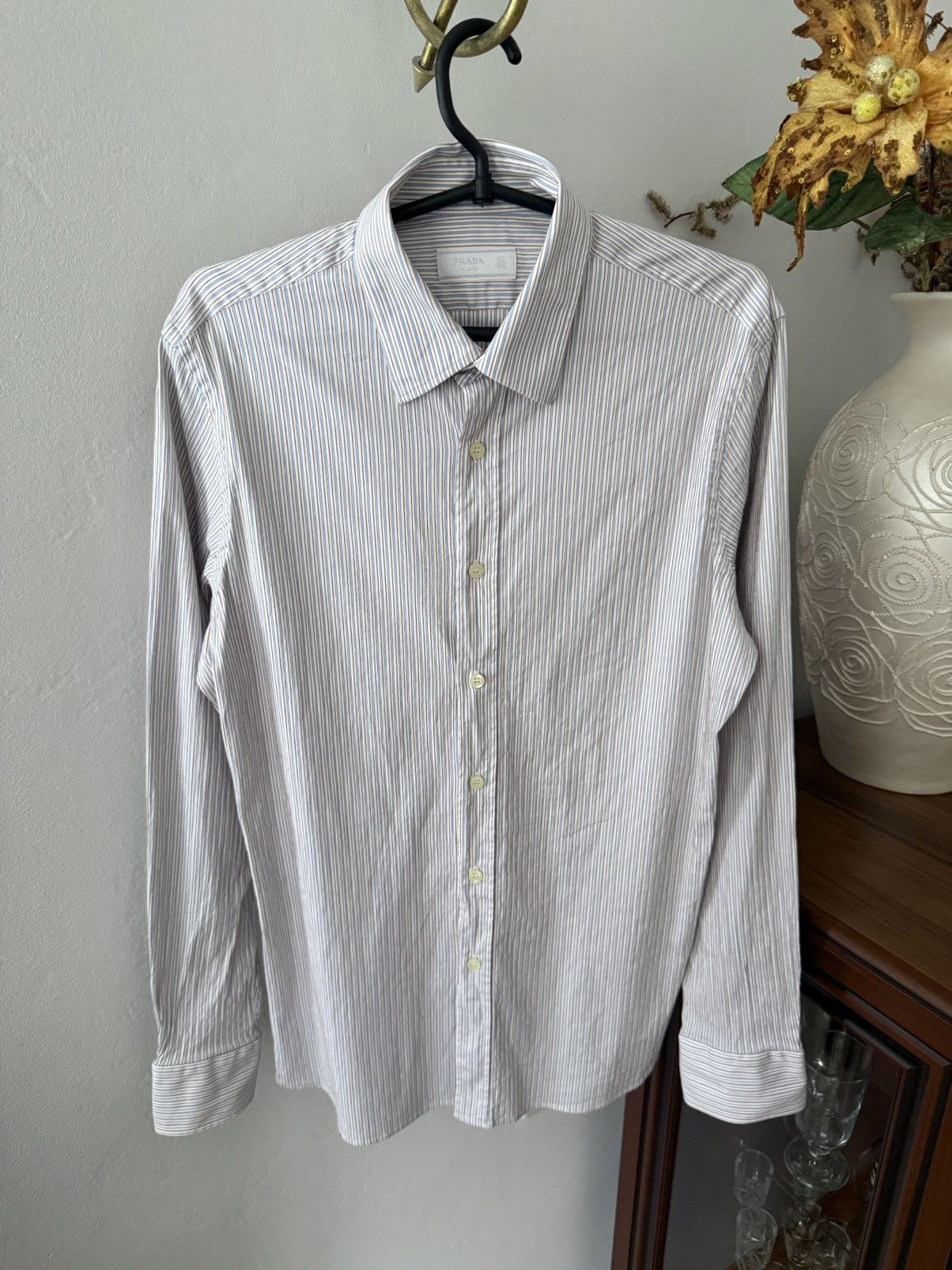 Prada Vintage Prada Button Up Shirt Size US M / EU 48-50 / 2 - 1 Thumbnail