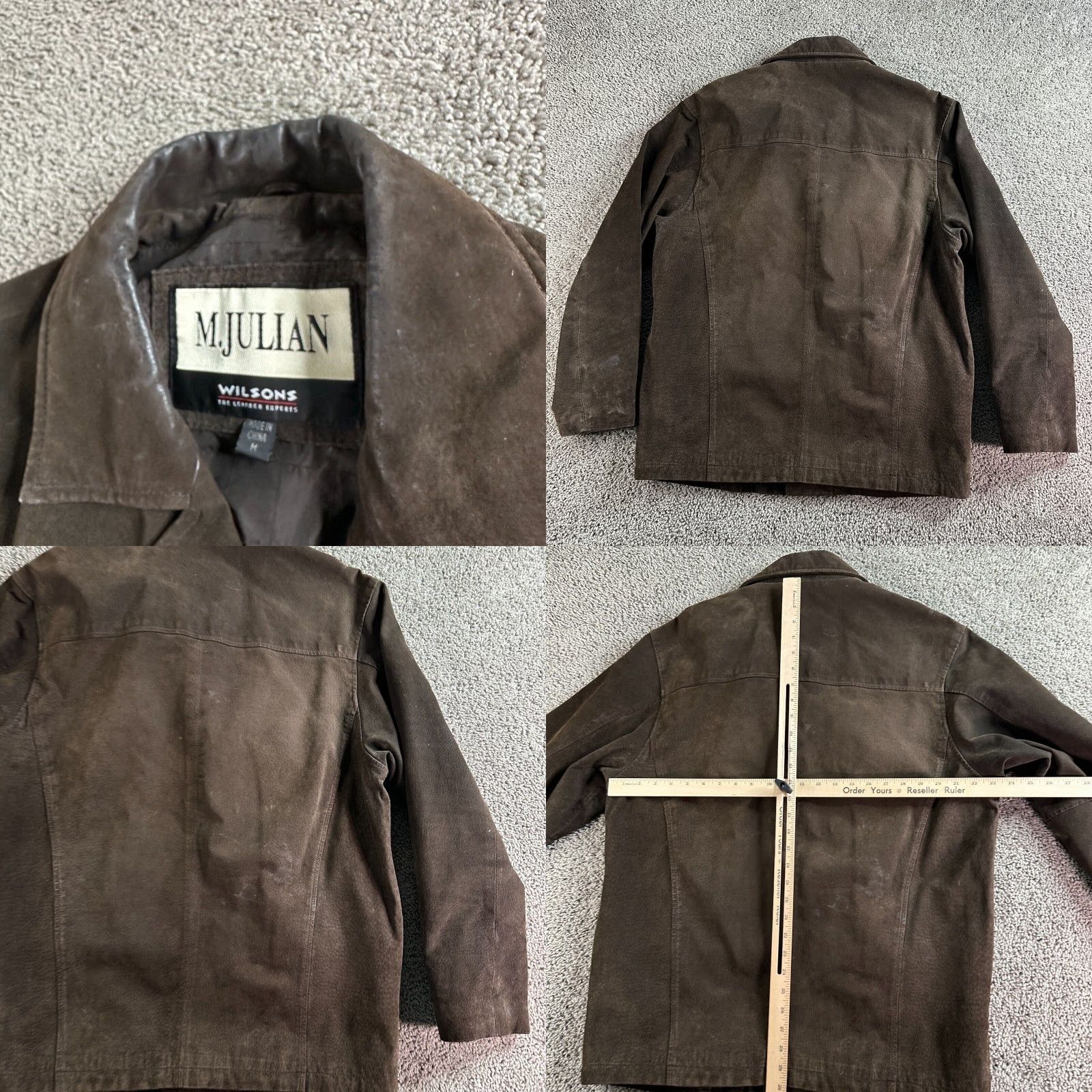 Vintage VINTAGE Wilsons Leather Jacket Mens M 90s Style Brown Leather Overcoat Shirt Jacket Casual Mens 90s Wilsons Leather M Brown Jacket Size US M / EU 48-50 / 2 - 9 Thumbnail