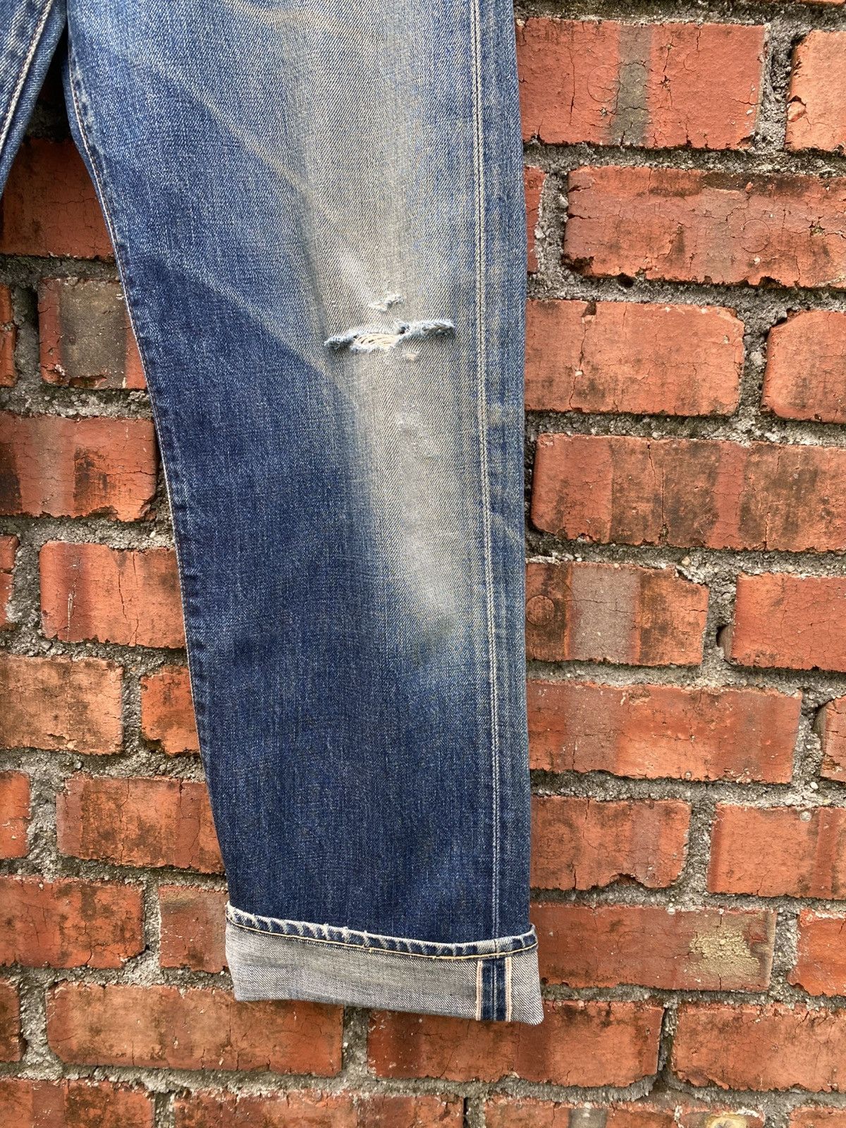 Levi's Vintage Clothing W33x31 Vintage levi's 502 Big E redline made in JAPAN Size US 33 - 4 Thumbnail