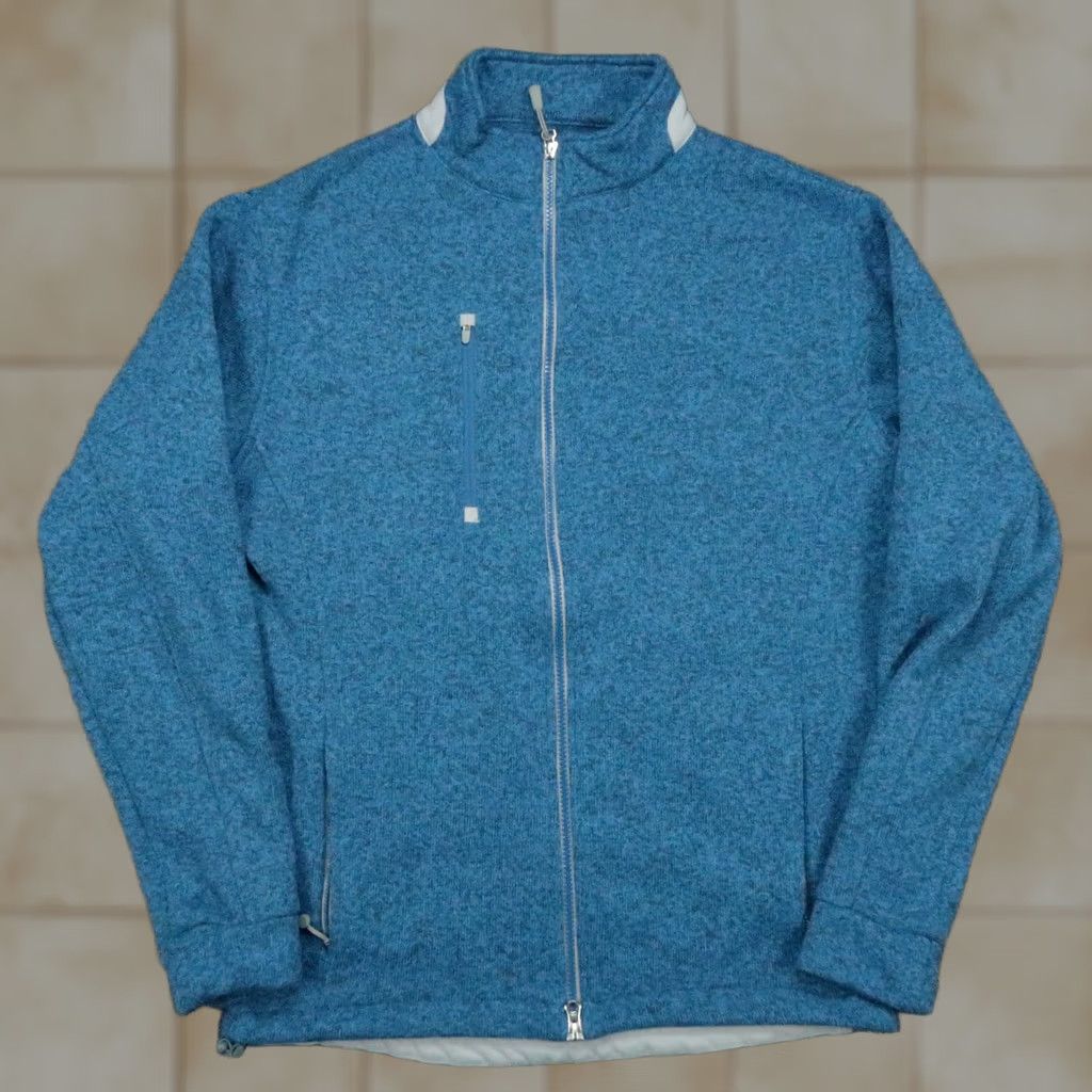 Peter Millar Peter Millar Jacket Mens Medium Blue Fleece Full Zip Pockets Golf Sweater Knit Size US M / EU 48-50 / 2 - 1 Thumbnail