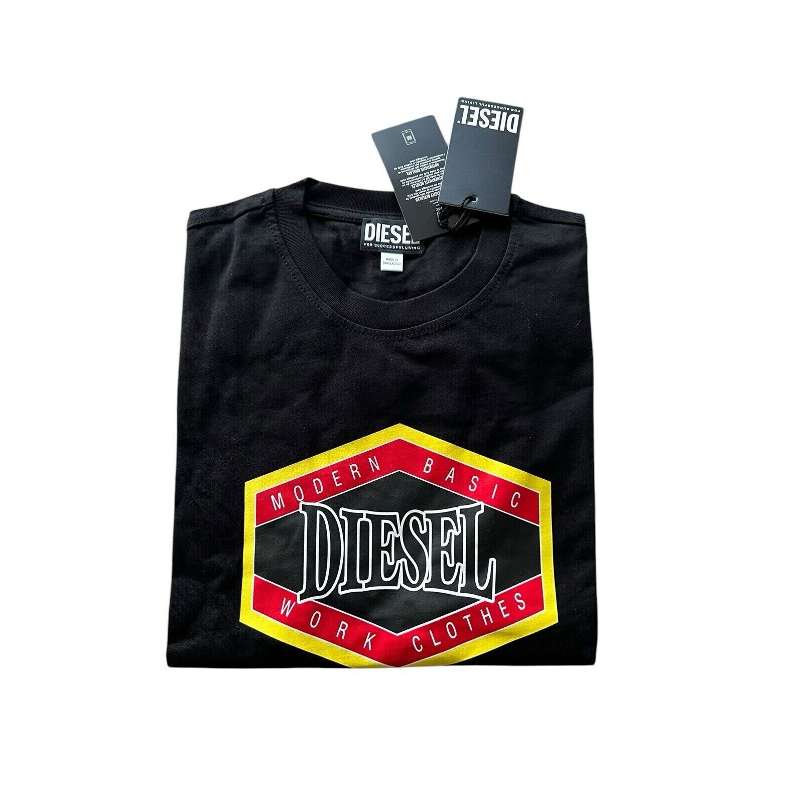 Diesel Diesel Mens T Diegor Maglietta T-Shirt NWT Black $80 Size S Size US S / EU 44-46 / 1 - 4 Thumbnail