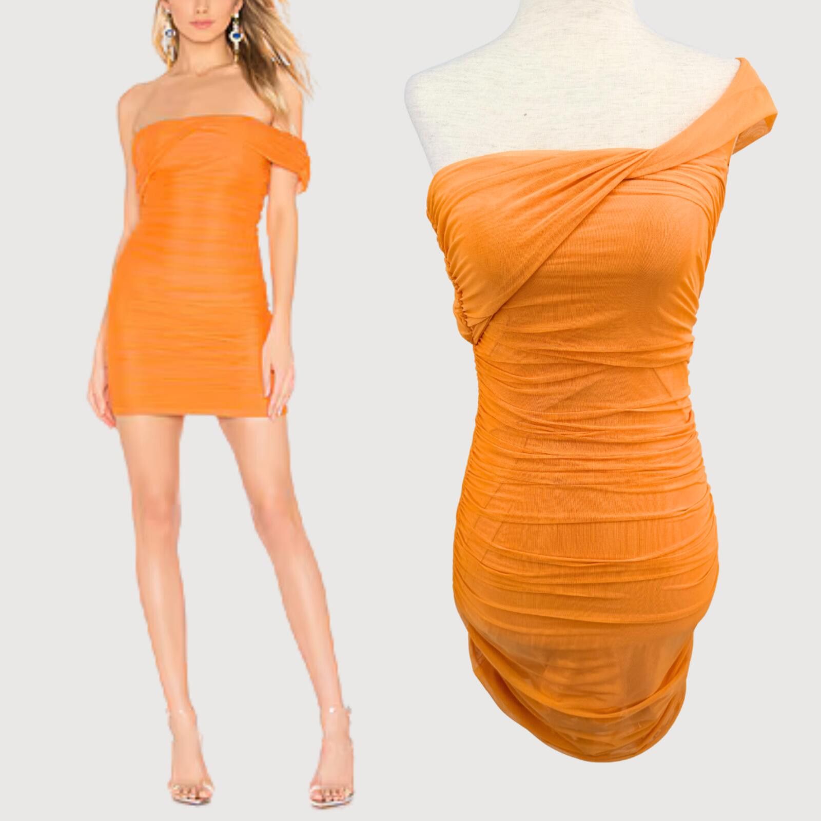 Other REVOLVE H:OURS Danika Ruched Mini Dress XS Size XS / US 0-2 / IT 36-38 - 1 Thumbnail