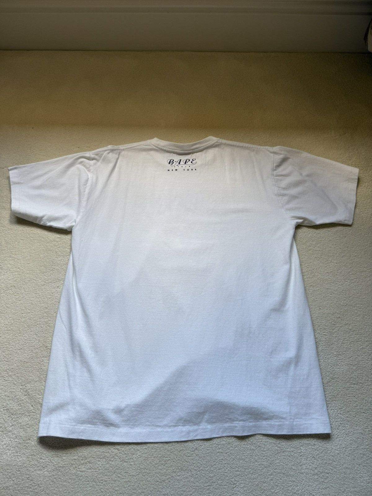 Bape BAPE NYC White Tee Size US XL / EU 56 / 4 - 2 Thumbnail