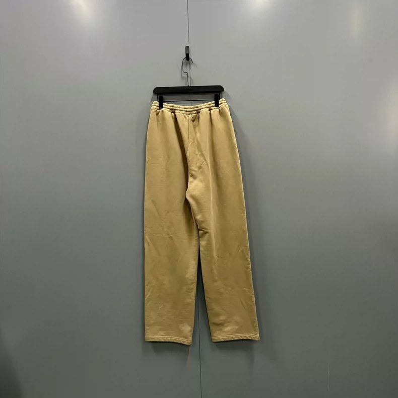 Balenciaga Balenciaga size XS Khaki Embroidered Logo Sweatpants Size US 27 - 2 Thumbnail