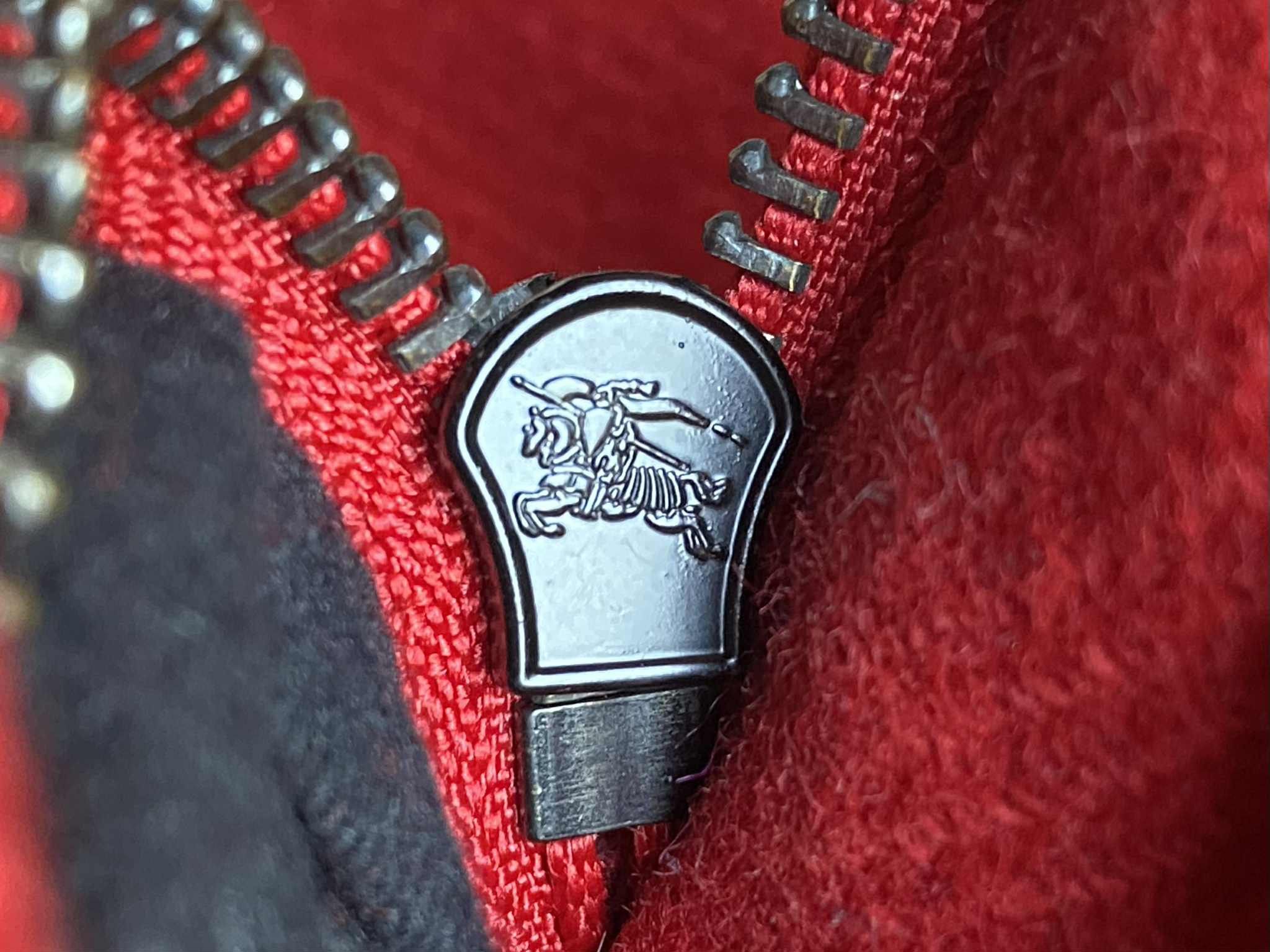 Burberry Burberry Brit Women Wool Red Peacoat Buttons Size S / US 4 / IT 40 - 7 Thumbnail