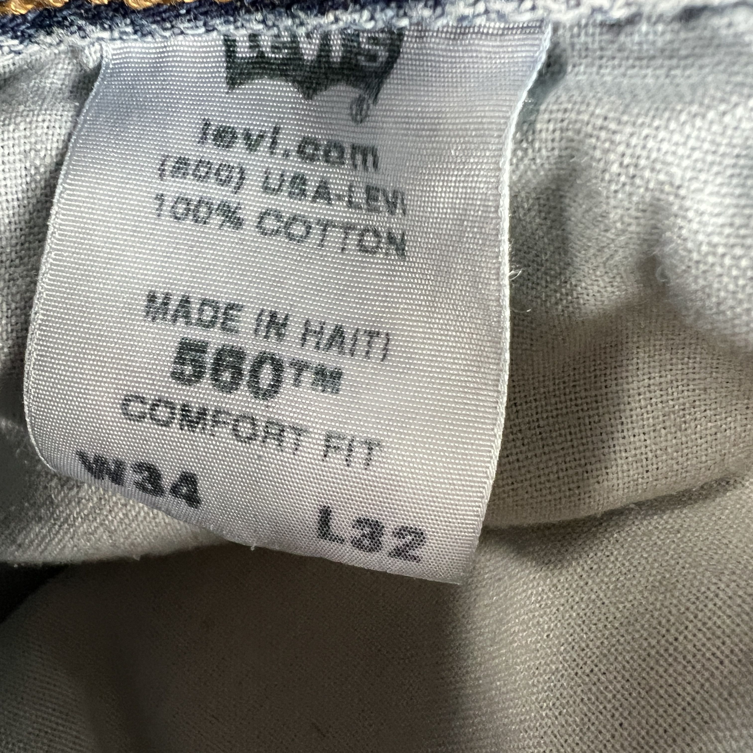 Levi's × Vintage Y2K Levi's Jeans 560 Loose Taper Blue Grunge Denim Size US 33 - 13 Thumbnail