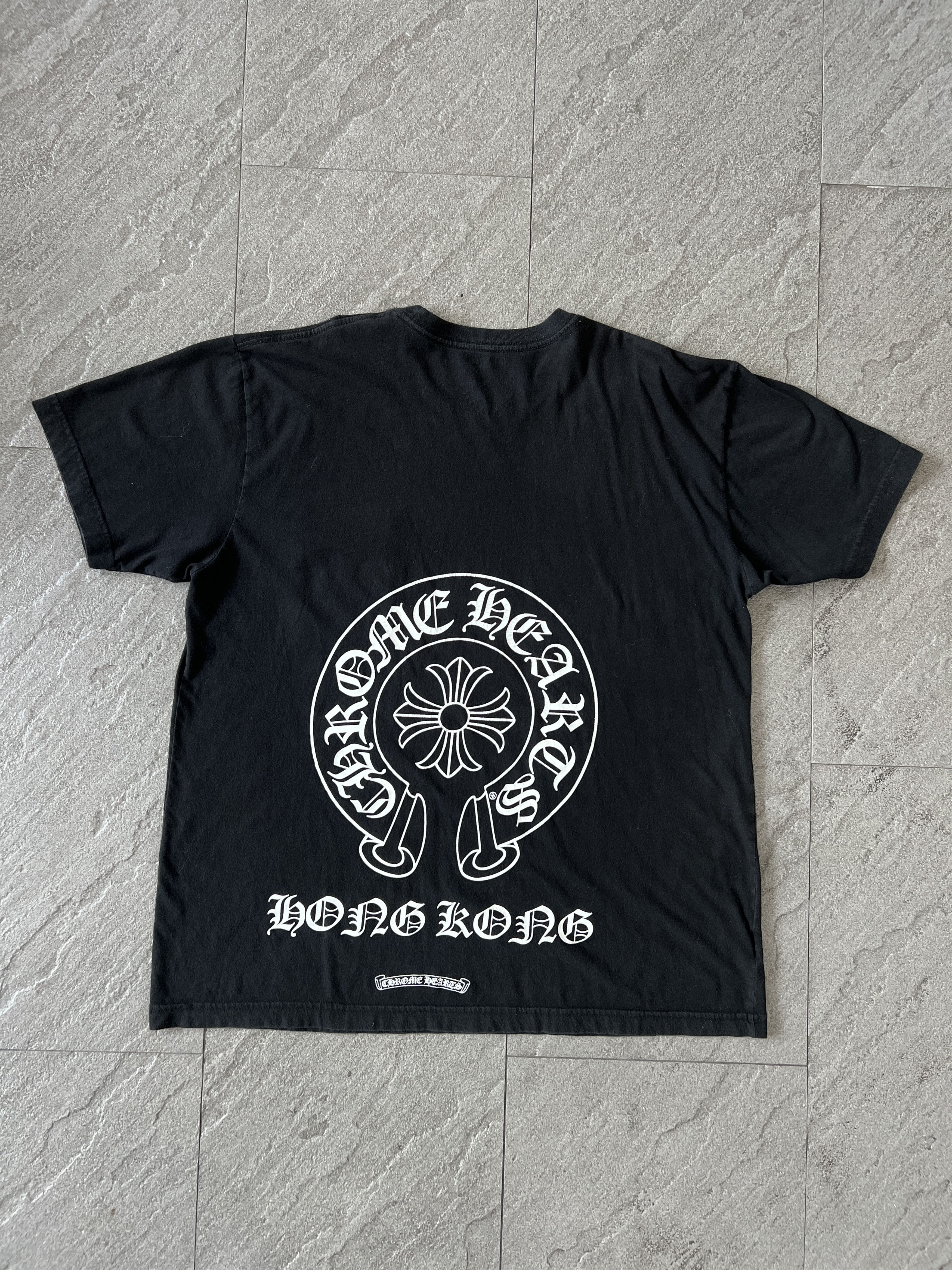 Chrome Hearts Chrome Hearts Hong Kong Horseshoe Pocket Tee Black XL Size US XL / EU 56 / 4 - 2 Thumbnail