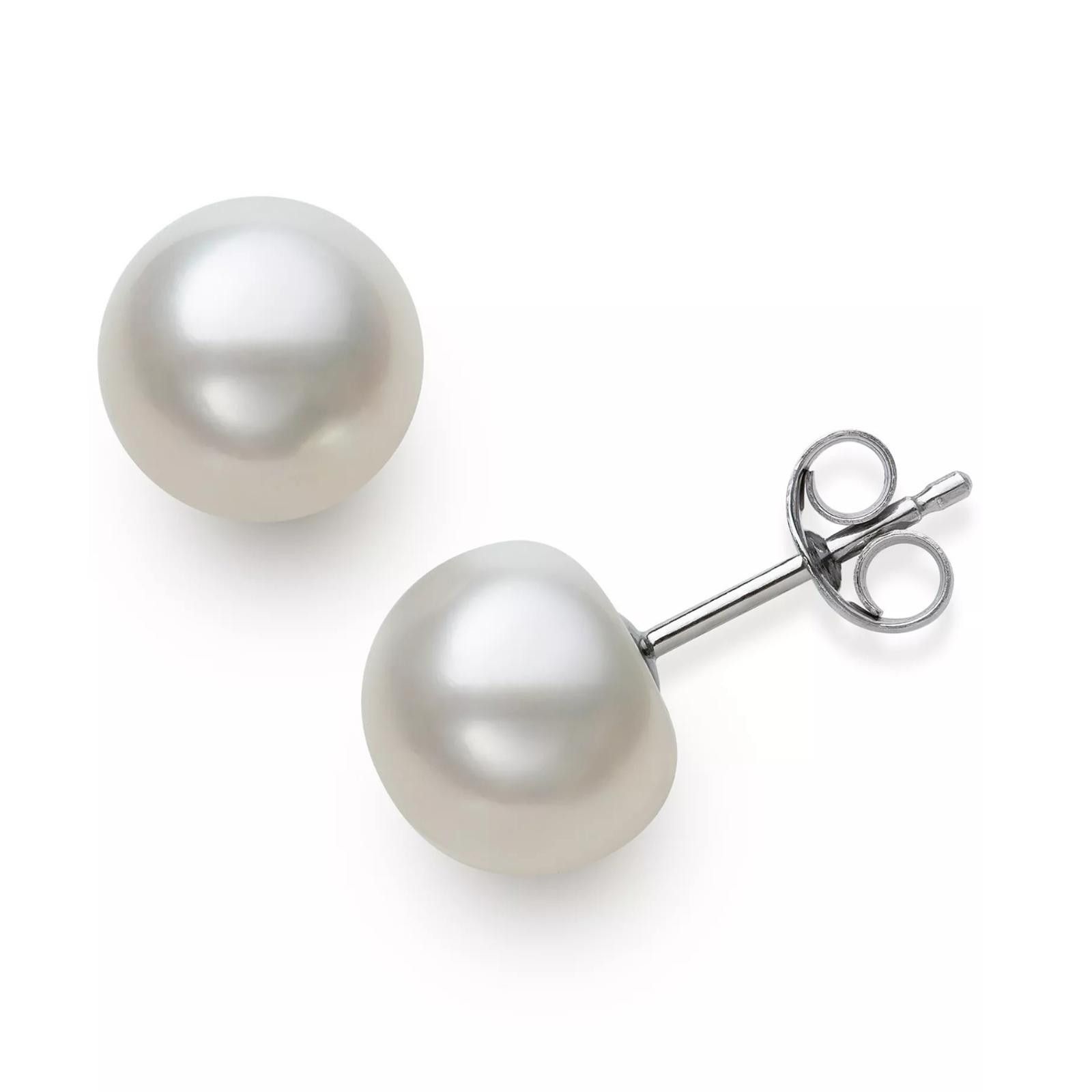 Other Belle de Mer Cultured Freshwater Button Pearl Stud Earrings Size ONE SIZE - 1 Thumbnail