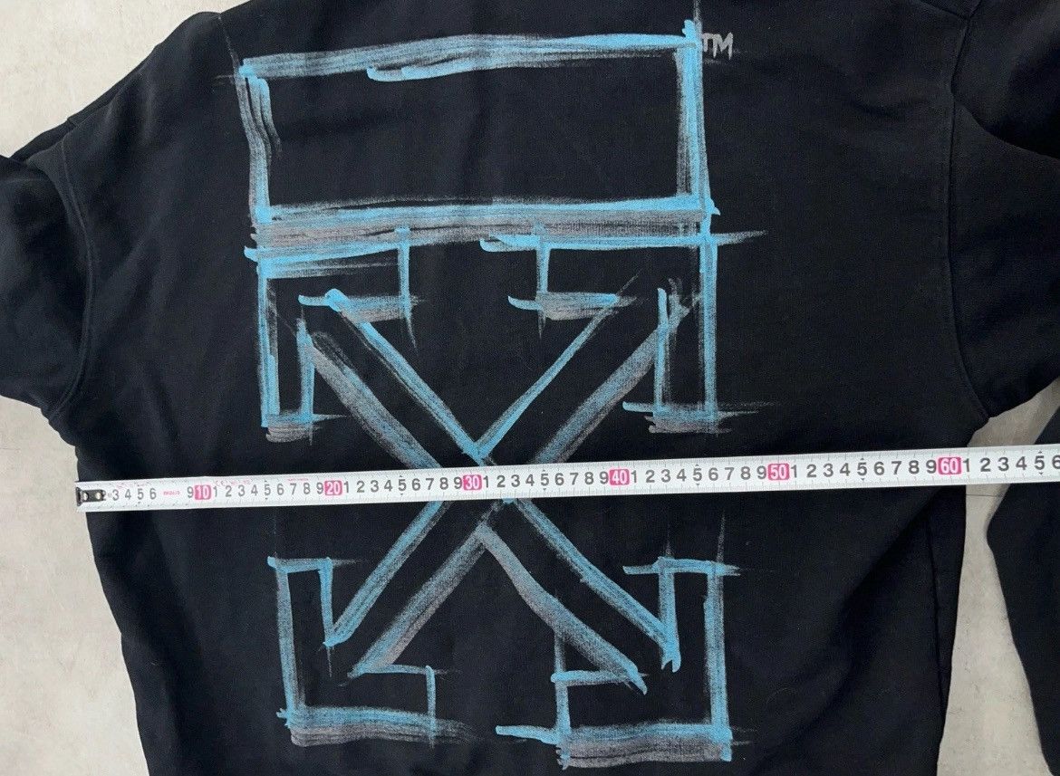 Off-White Off-White™ Diagonal Arrows Hoodie — Black/Blue — Size M Size US M / EU 48-50 / 2 - 12 Thumbnail