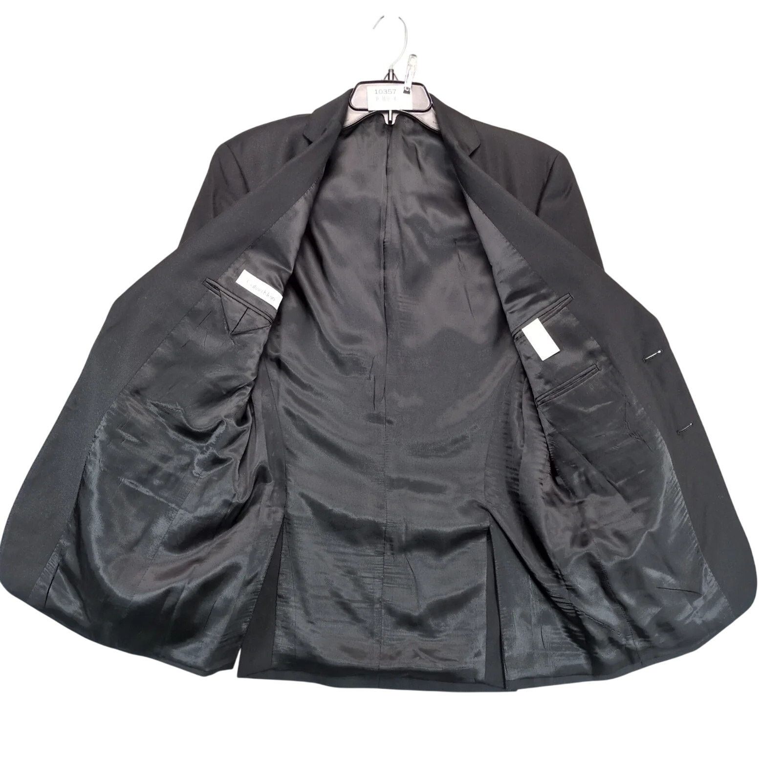 Calvin Klein Calvin Klein Black Wool Cashmere Blazer Men's 38R Jacket Size 38R - 3 Thumbnail