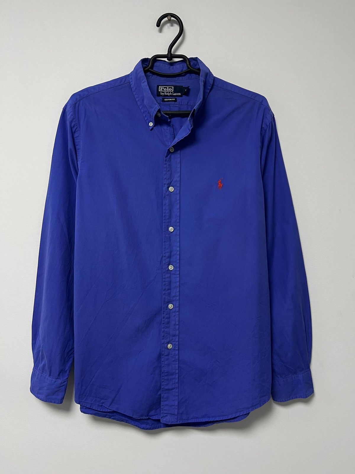 Polo Ralph Lauren Polo Ralph Lauren Custom Fit Urban Cotton Blue Men sz L Size US L / EU 52-54 / 3 - 1 Thumbnail