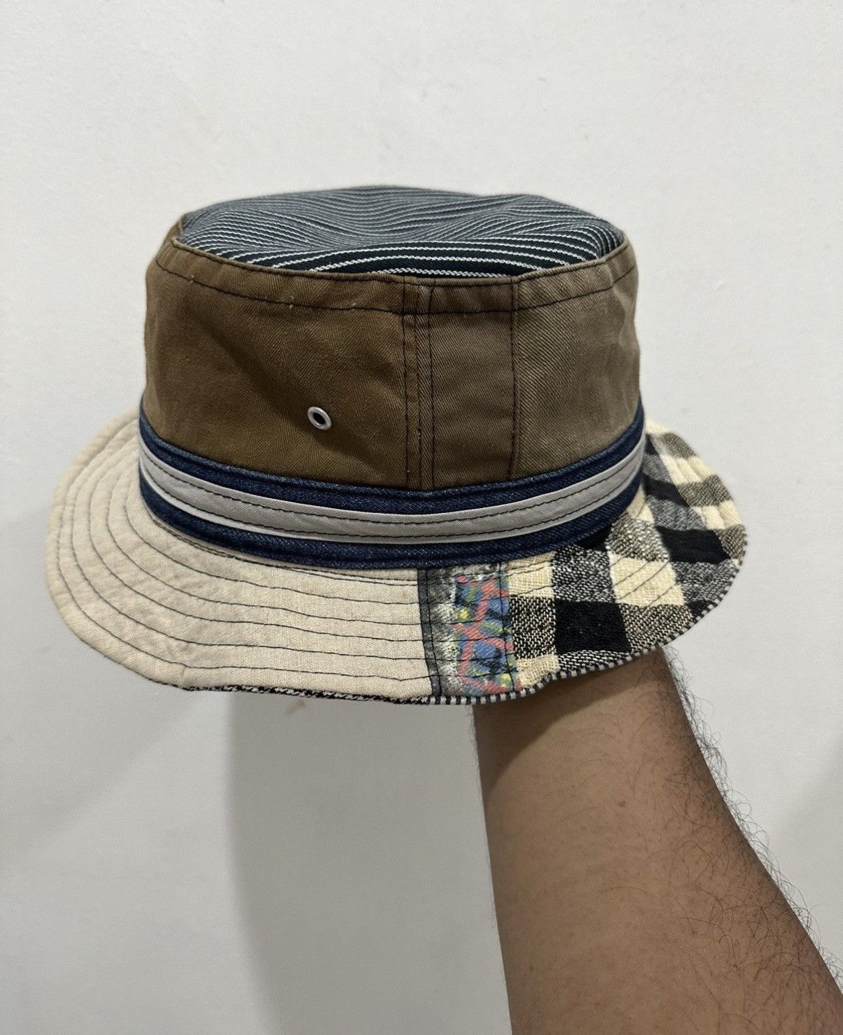 Japanese Brand VTG Patchwork Style Kapital Hat Size ONE SIZE - 1 Thumbnail