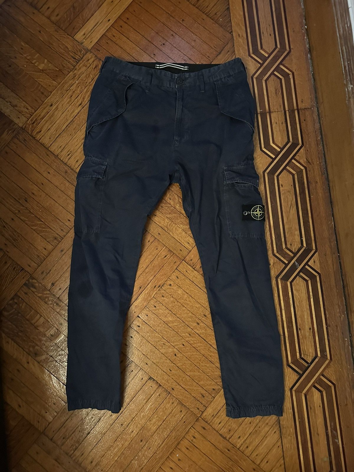 Stone Island Stone Island Navy Cargo Pants Size US 31 - 1 Thumbnail