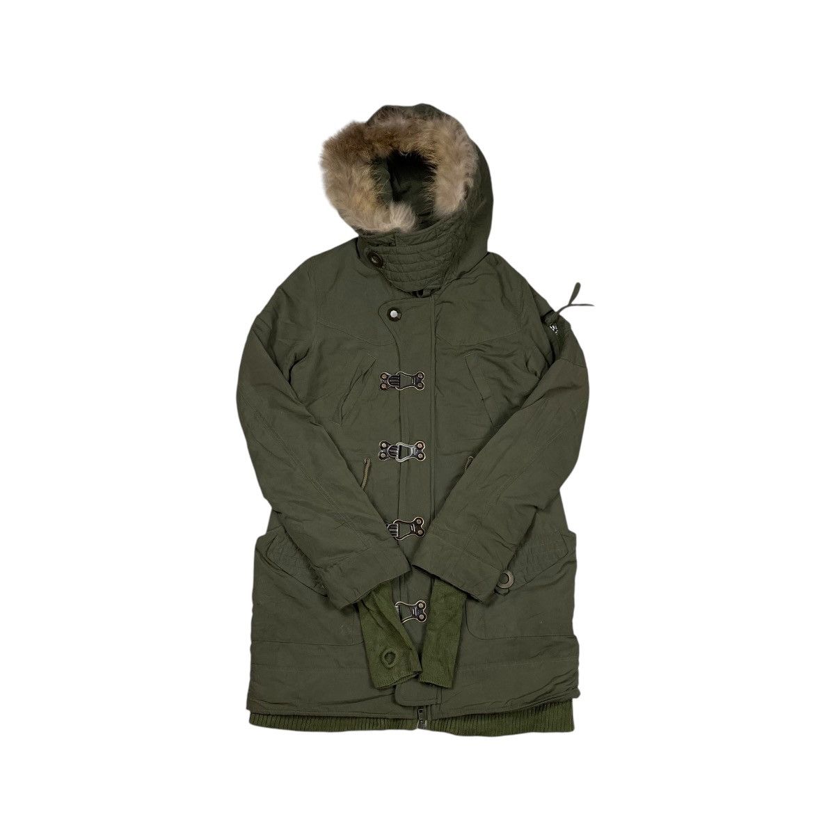 If Six Was Nine × Japanese Brand × Le Grande Bleu (L.G.B.) Sly Military Fur Parka Jacket Size US S / EU 44-46 / 1 - 4 Thumbnail