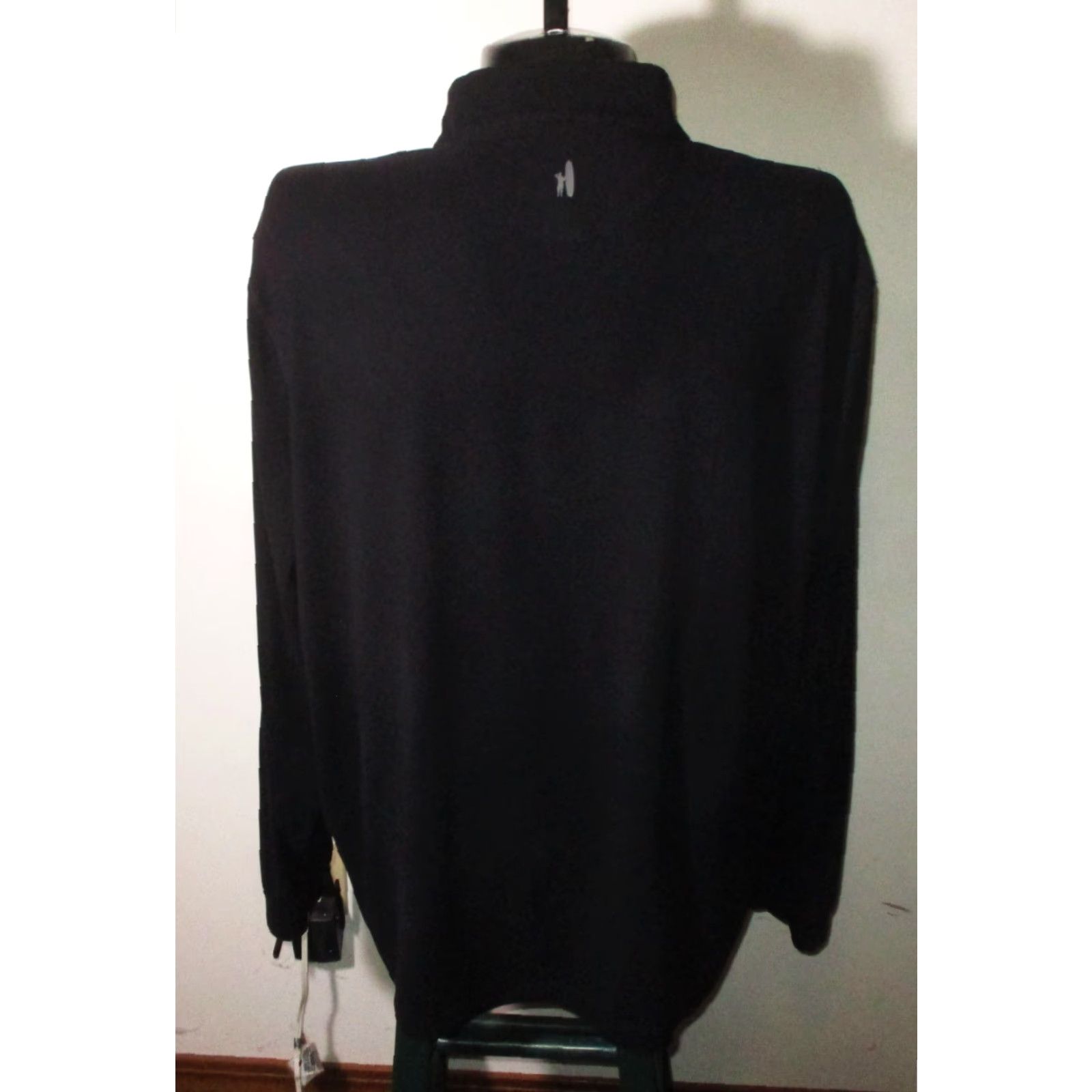 johnnie-O johnnie-O Black Long Sleeve Polo Jersey 2XL Mens Shirt 1/2 Zip Golf Size US XXL / EU 58 / 5 - 5 Thumbnail
