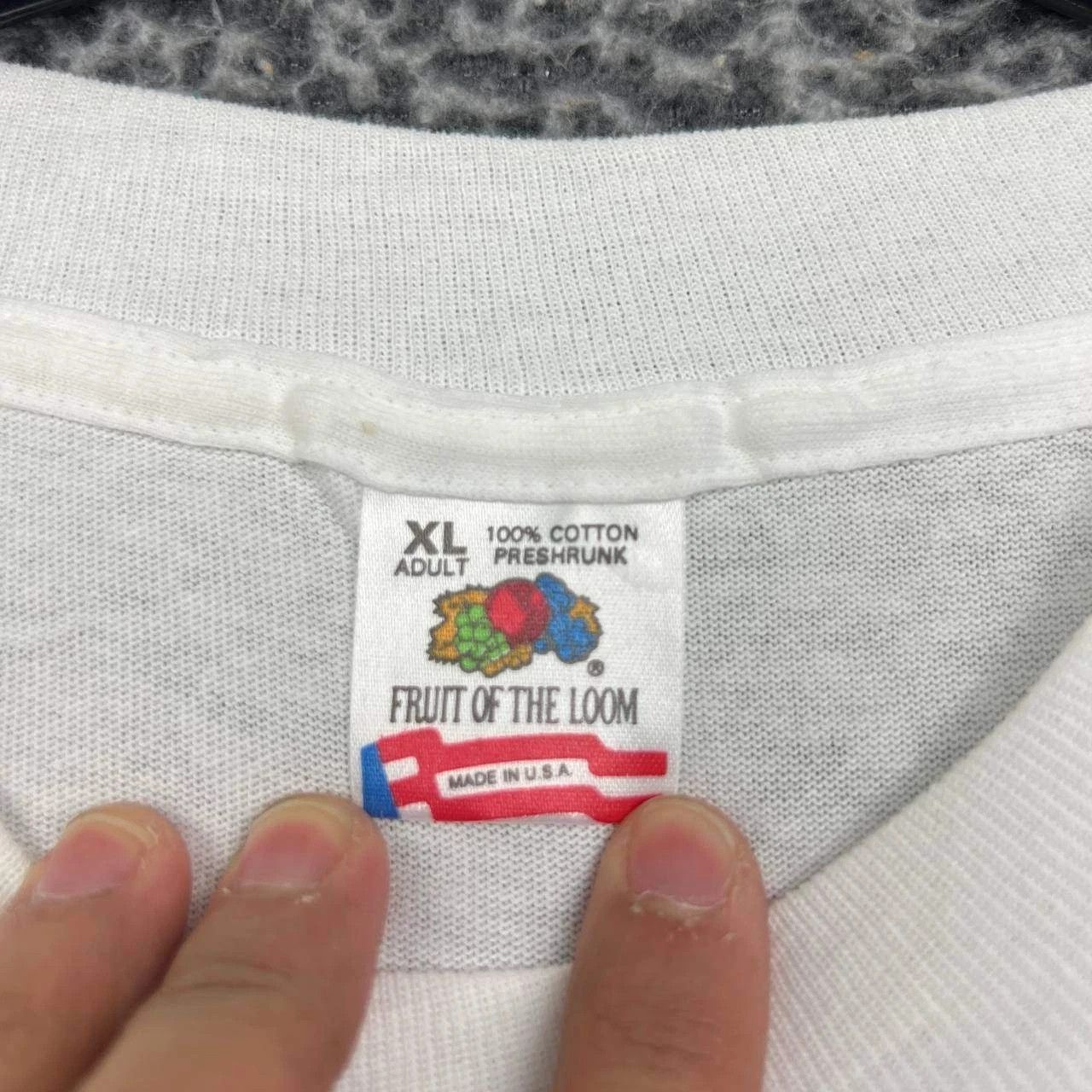 Fruit Of The Loom Vintage Windsurfing Shirt Men XL White Cotton Deadstock New Size US XL / EU 56 / 4 - 4 Thumbnail
