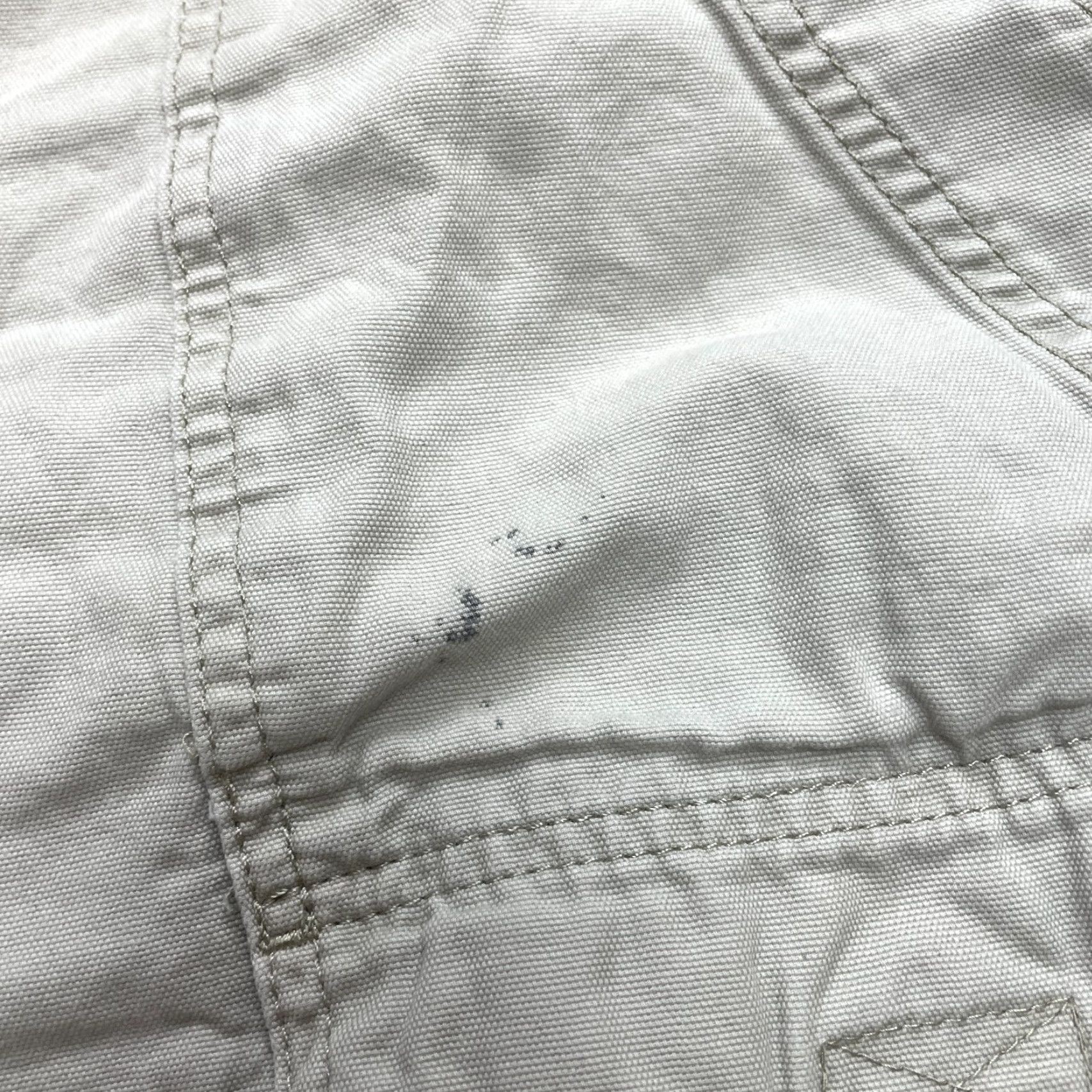 Vintage Unbranded Cargo Shorts Mens 42 Light Beige Pockets 7" Inseam Solid Stretch Size US 42 / EU 58 - 4 Thumbnail