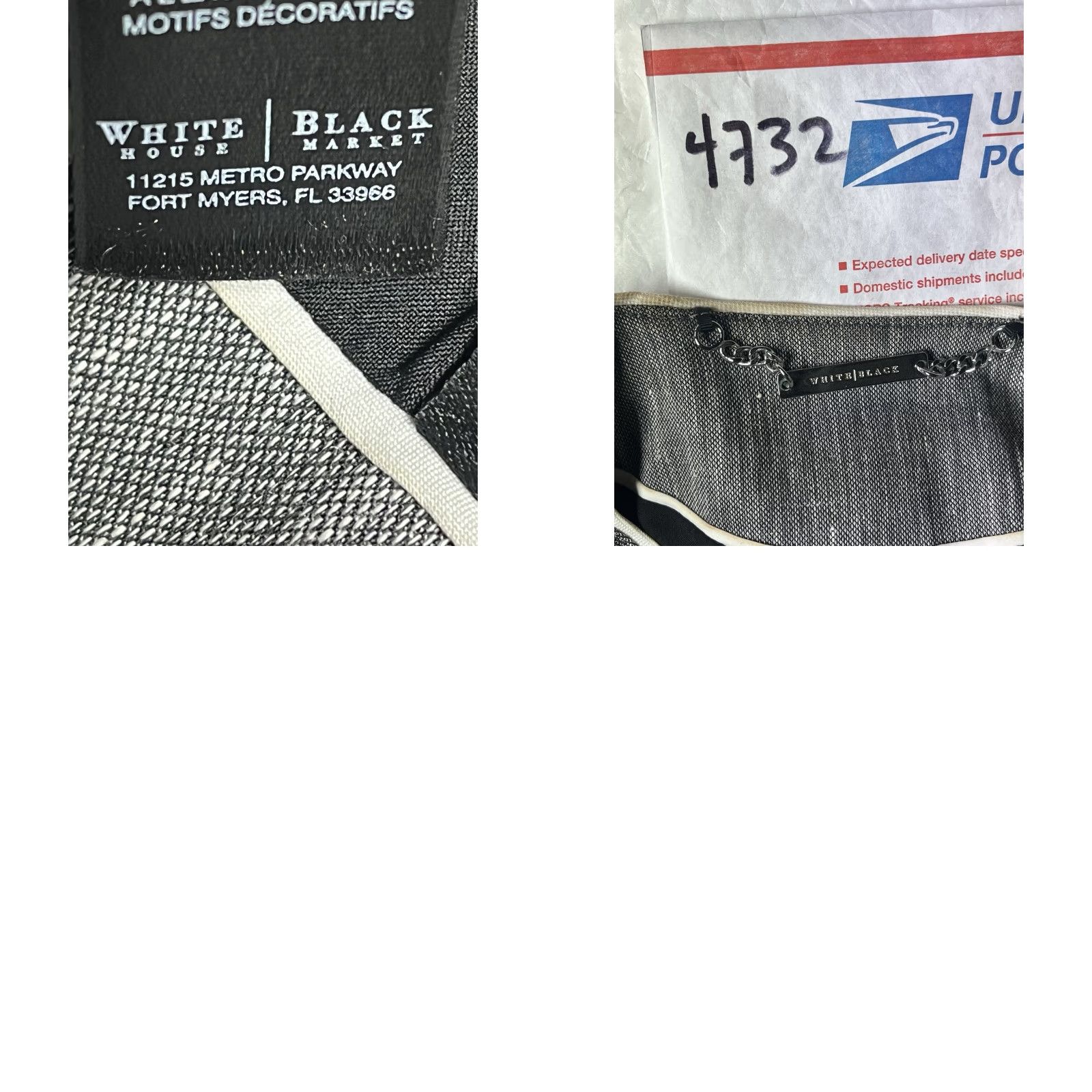 White House Black Market White House Black Market Jacket Women Full Zip Linen Blend 00 Black Stripes Short 3/4 Sleeve ZIP Career Workwear Casual Business Modern Size XXS / US 00 / IT 34 - 9 Thumbnail