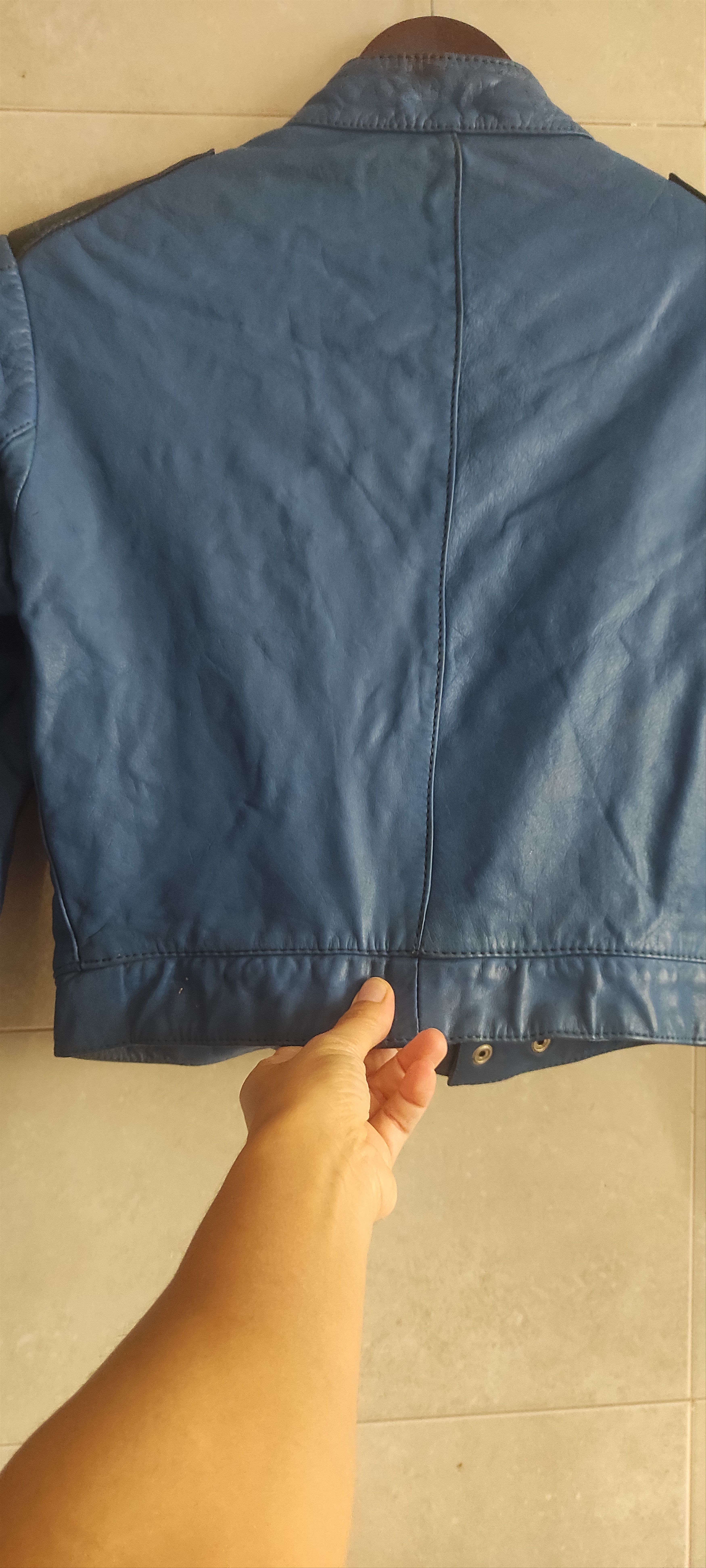 Genuine Leather Wilhelm Krawehl Hamburg Motorcycle Racing Leather Jacket Size US S / EU 44-46 / 1 - 6 Thumbnail