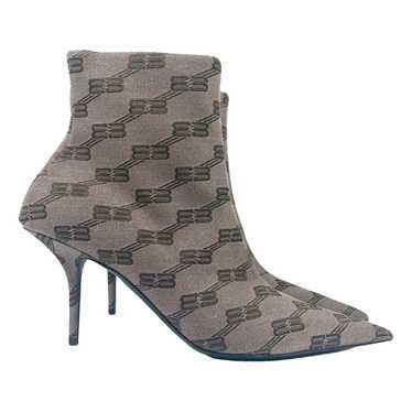 Balenciaga Balenciaga BB Monogram Canvas Knife Sock Boots 40EU Size US 10 / IT 40 - 1 Thumbnail