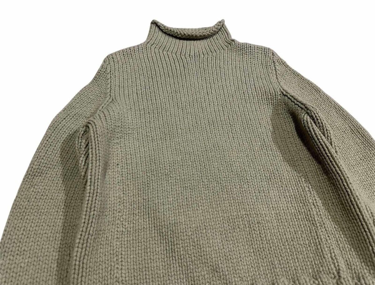 A.P.C. 🔥Vintage APC Ribbed Knit Wool Sweater Jumper Mock Neck Size US M / EU 48-50 / 2 - 2 Thumbnail