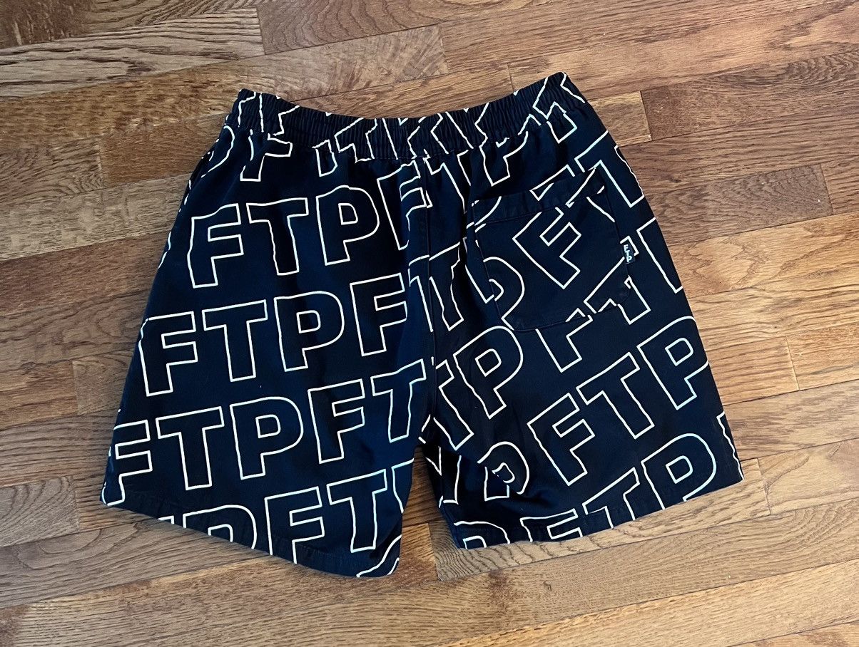 Fuck The Population FTP All Over Outline Logo Shorts sz S Size US 30 / EU 46 - 3 Thumbnail
