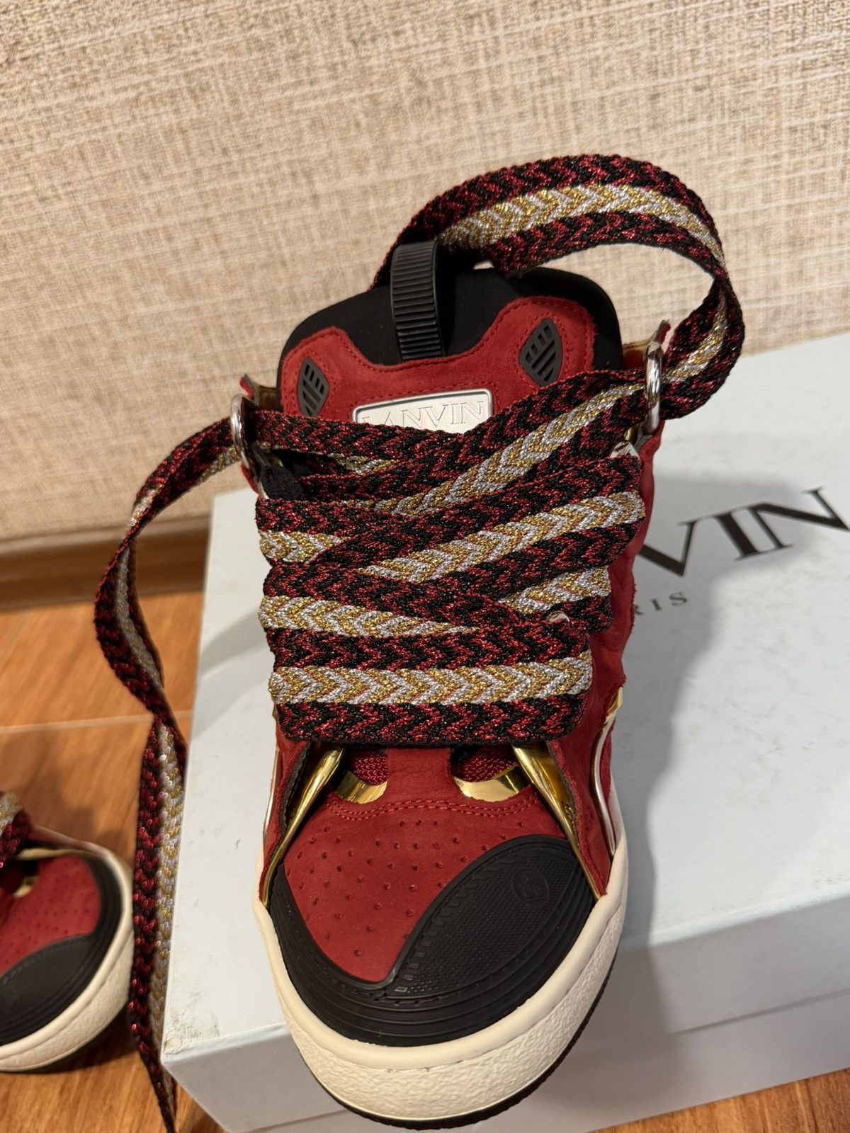 Lanvin LANVIN CURB “RED GOLD” GRAFFITI Size US 9 / EU 42 - 7 Thumbnail