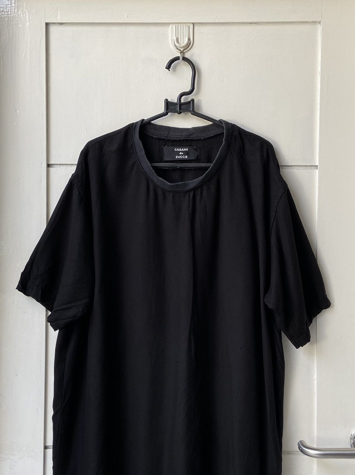 CABANE de ZUCCa × Issey Miyake × Zucca CABANE DE ZUCCA Black T-shirt Size US XL / EU 56 / 4 - 11 Thumbnail