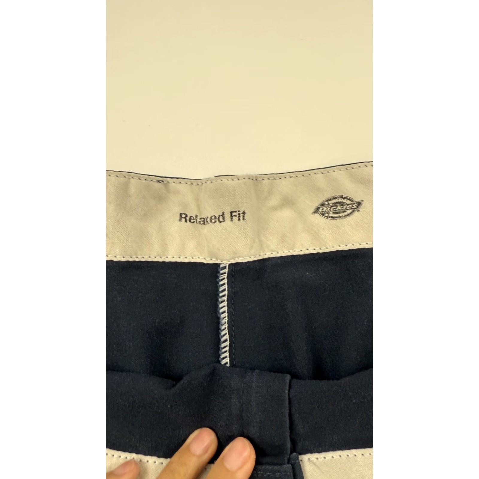 Dickies Dickies Shorts Mens 42 Navy Blue Relaxed Fit Workwear Casual Polyester Blend Size US 42 / EU 58 - 3 Thumbnail