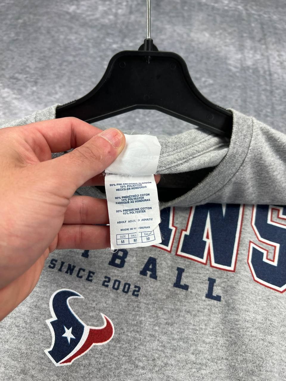 Band Tees × Vintage Vintage 2002 Houston Texans T-Shirt NFL Team Apparel medium Size US M / EU 48-50 / 2 - 6 Thumbnail