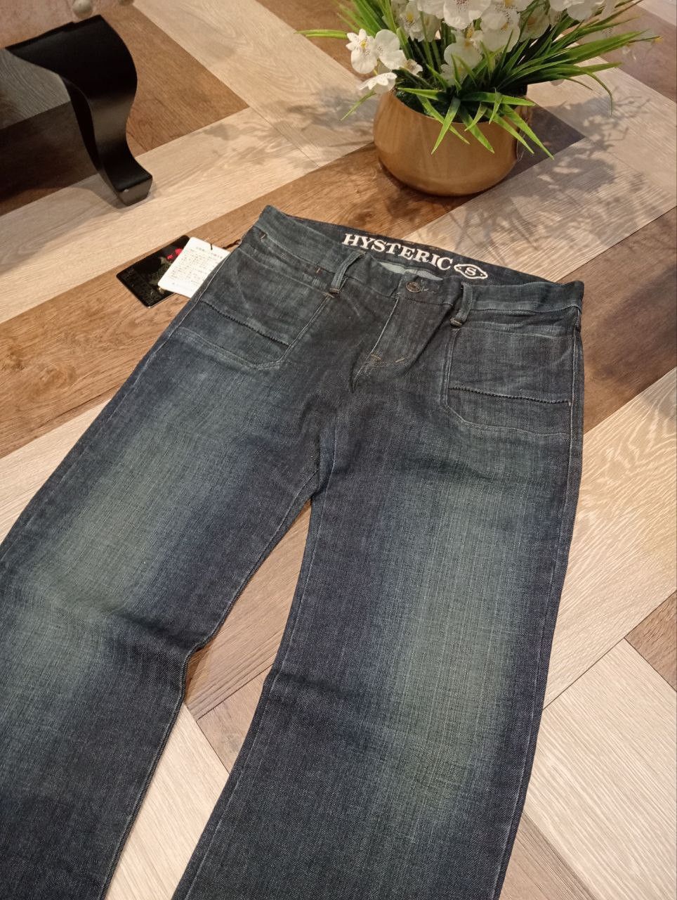 Hysteric Glamour HYSTERIC GLAMOUR JAPAN INDIGO STRETCH FLARED PANTS Size US 30 / EU 46 - 4 Thumbnail