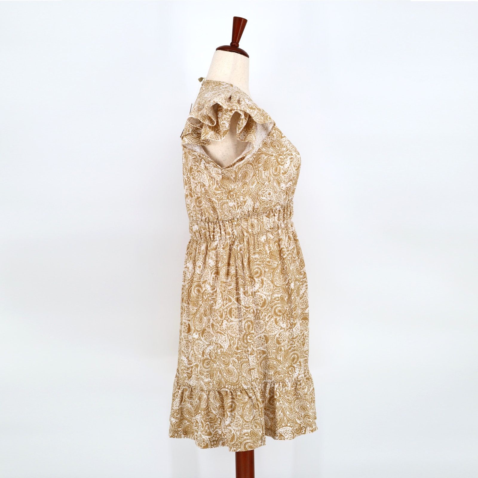 Michael Kors Michael Kors Women Paisley Boho Ruffle Mini Dress Size L Size L / US 10 / IT 46 - 4 Thumbnail