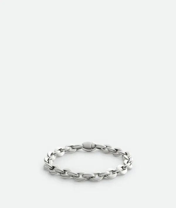 Bottega Veneta o1orln1125 Size: M / Shape Chain Bracelet in Silver Size ONE SIZE - 2 Thumbnail