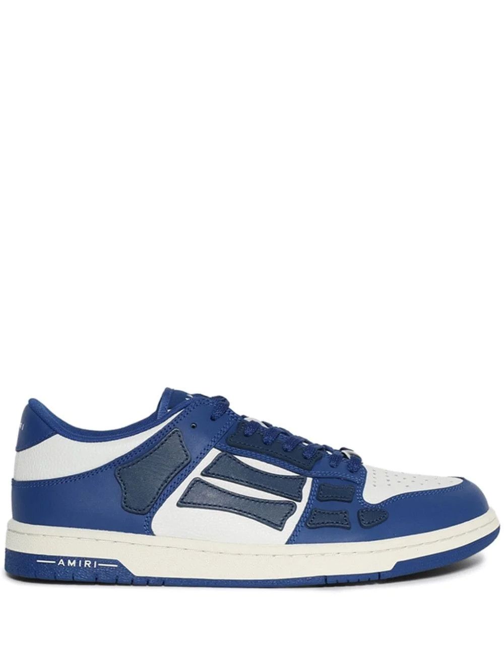 Amiri os11x0326 Skelton Low-Top Sneakers in Blue/White Size US 8 / EU 41 - 1 Thumbnail