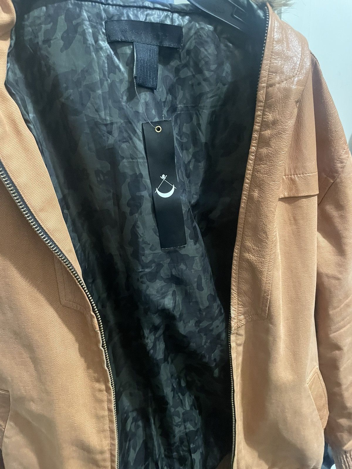 Black Scale Black Scale Vintage Beige Fur Coat 2012 Size US L / EU 52-54 / 3 - 5 Thumbnail