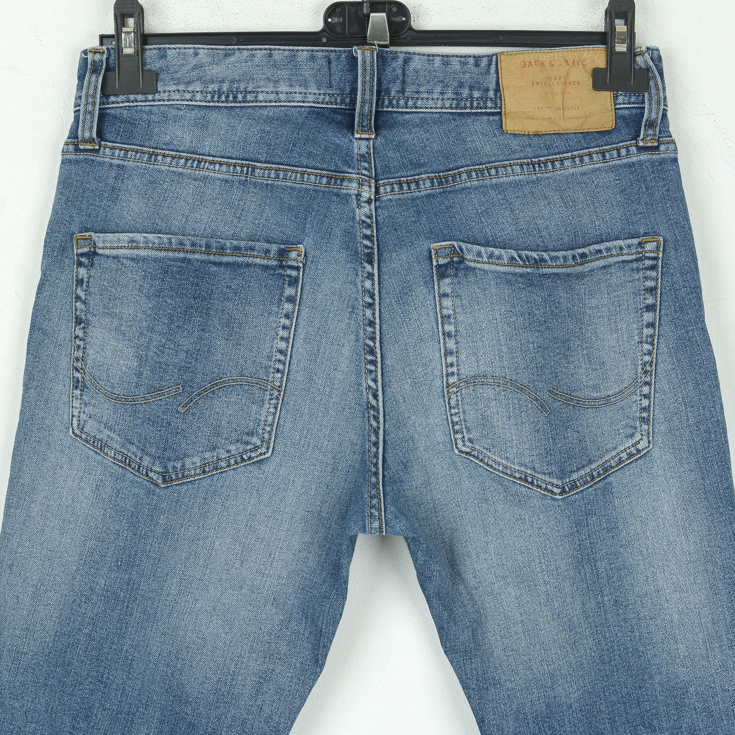 Jack & Jones Tim W29 L30 Slim Fit Straight Leg Jeans Denim Pants Trousers Size US 29 - 4 Thumbnail