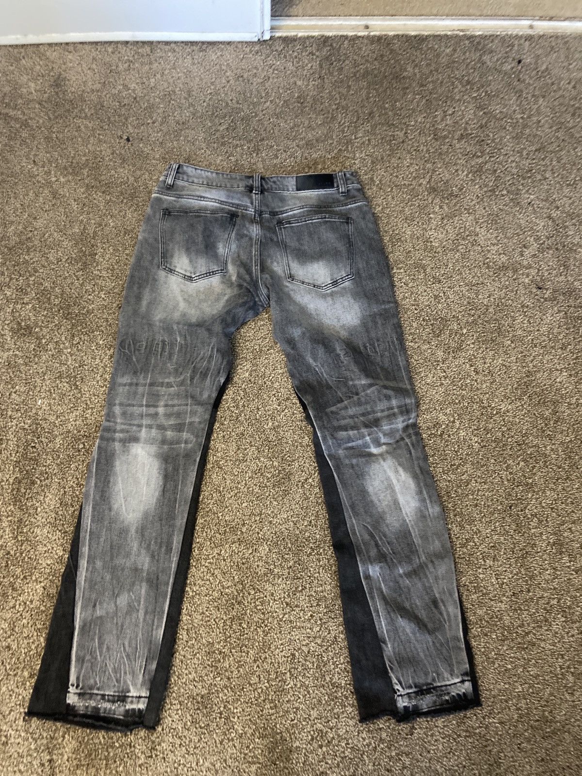 Other Grey and black flared jeans siarr size 34 Size US 34 / EU 50 - 2 Thumbnail