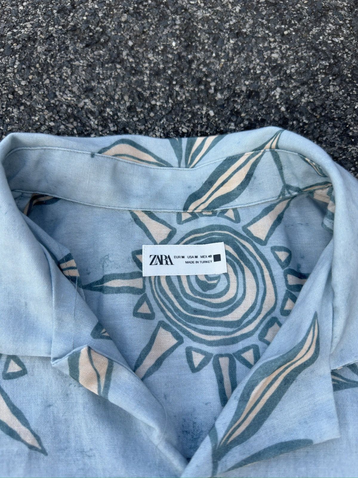 Zara Zara Printed Shirt Size US M / EU 48-50 / 2 - 4 Thumbnail
