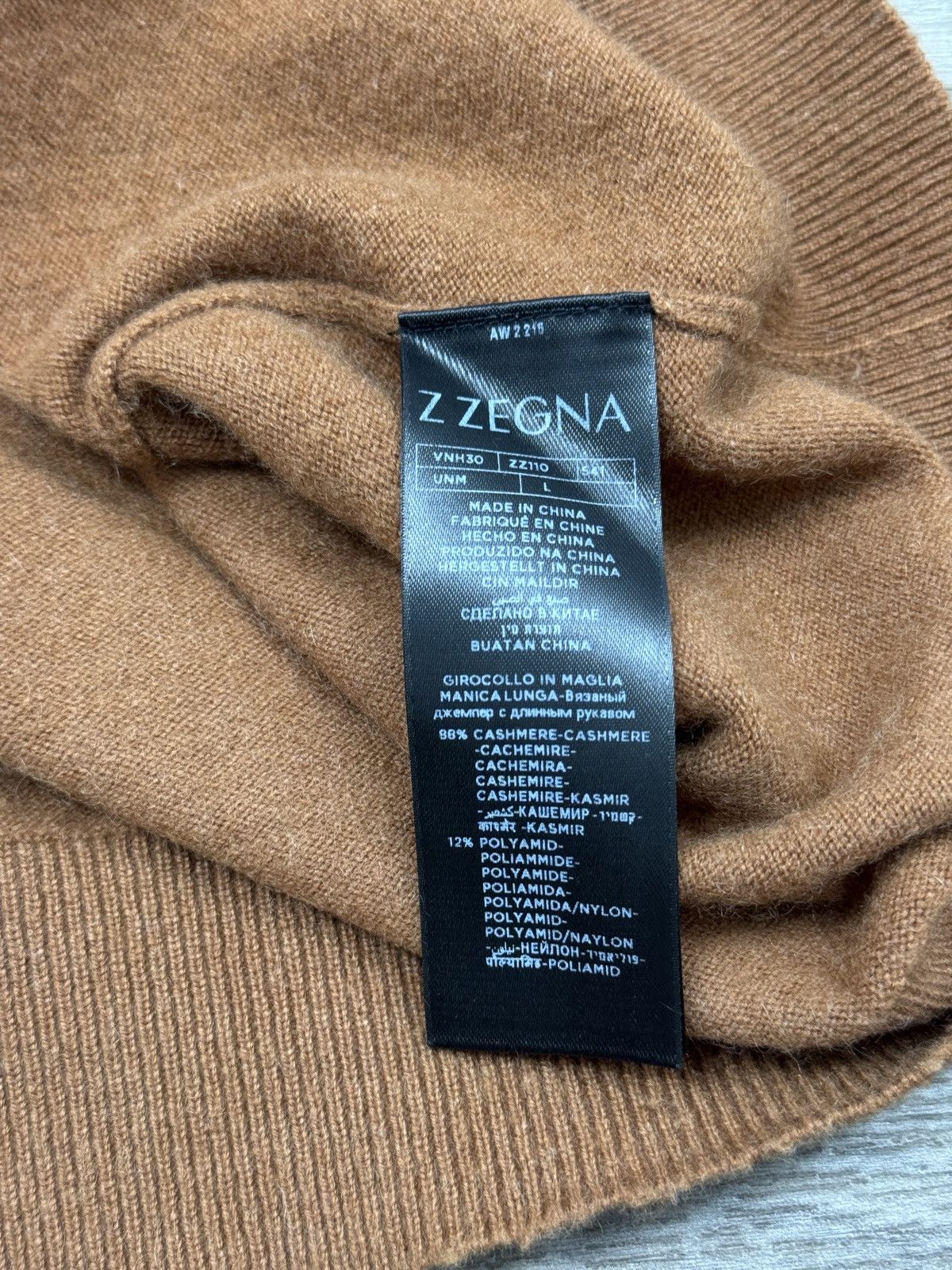 Ermenegildo Zegna Ermenegildo Zegna Vicuna Cashmere crewneck sweater Size US L / EU 52-54 / 3 - 7 Thumbnail