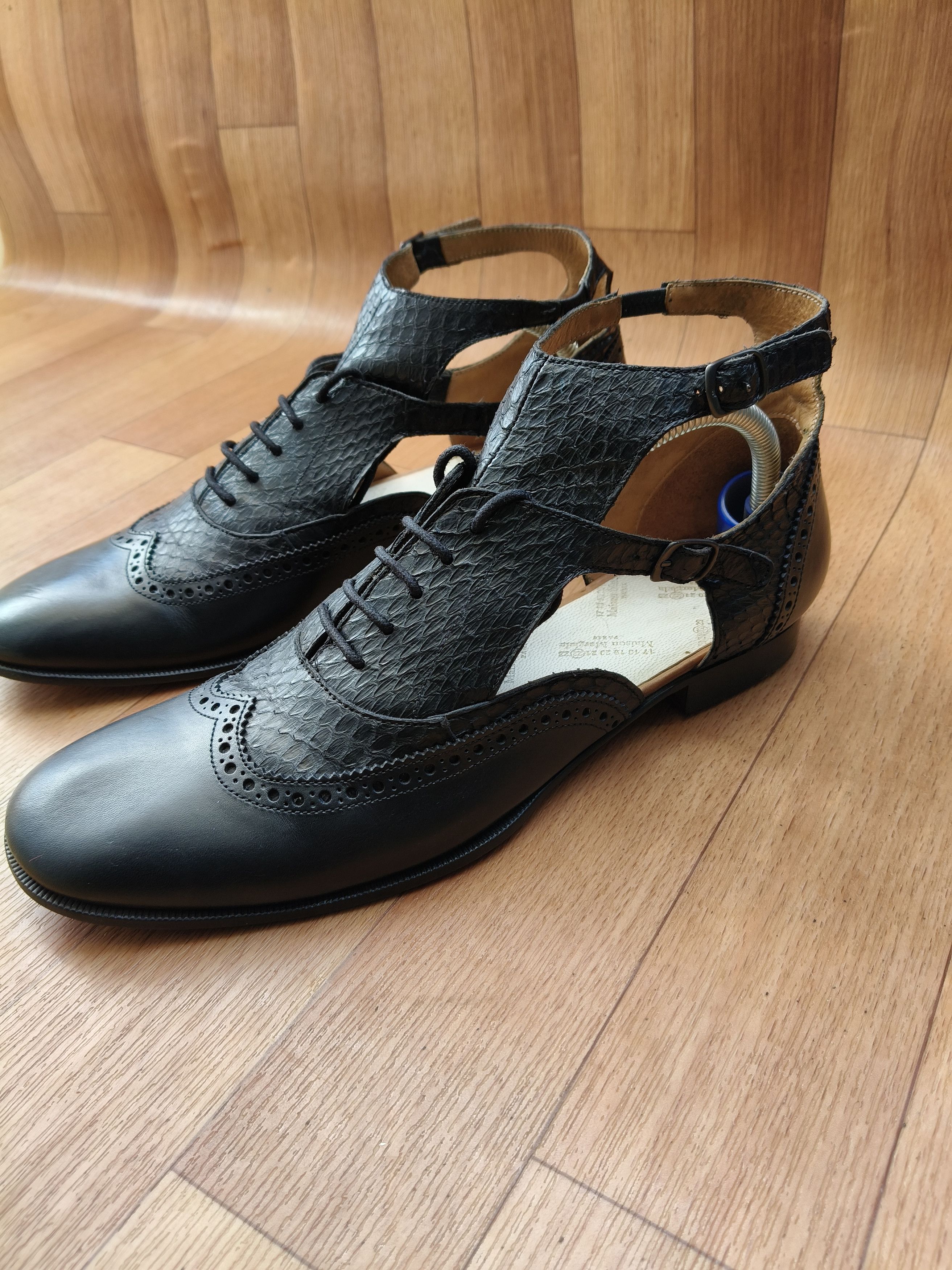 Maison Margiela 🔋🔥Maison Margiela " snakeskin - Oxfords " Size US 8 / EU 41 - 4 Thumbnail