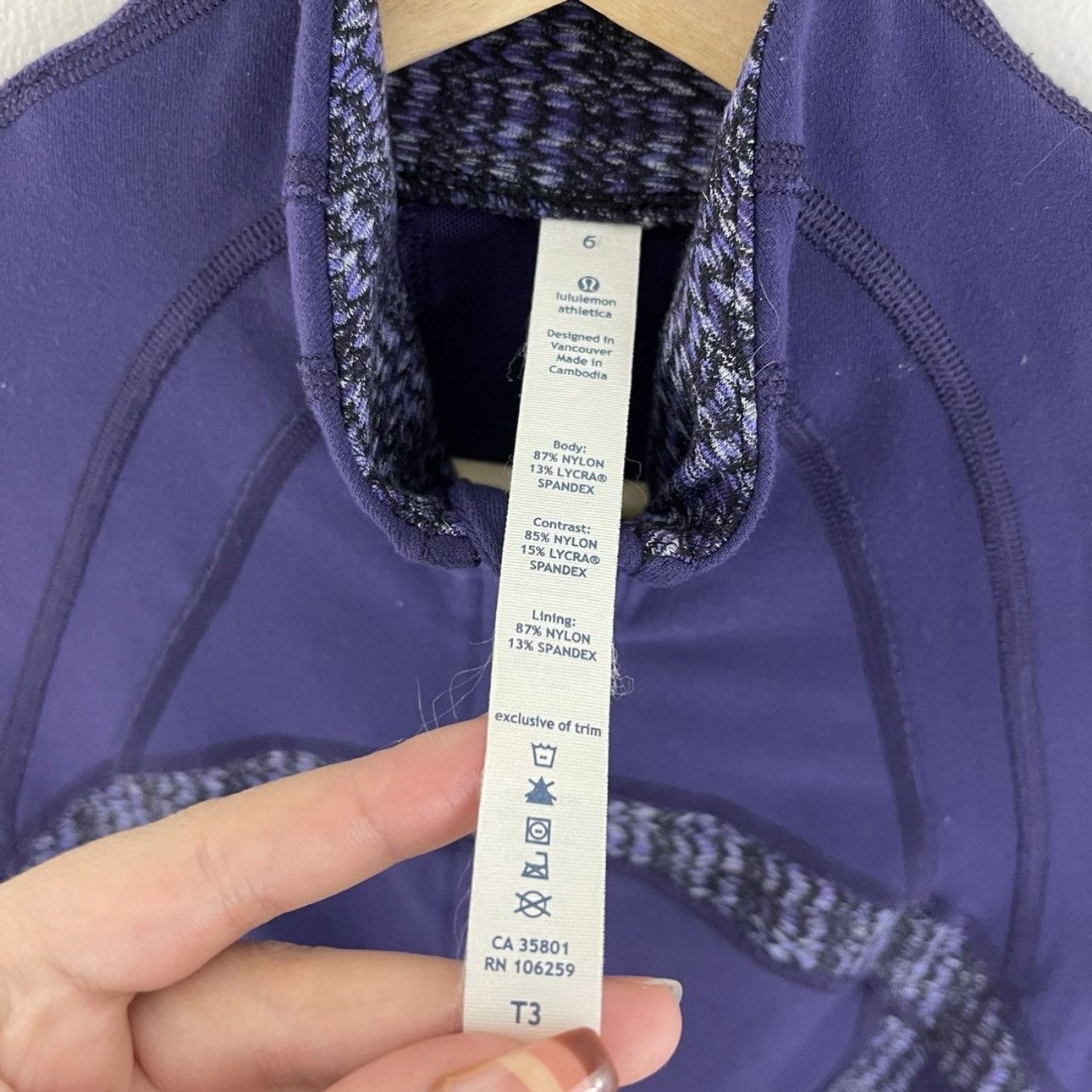 Lululemon LULULEMON Dense Purple Ziggy Wee Caspian Define Jacket Size M / US 6-8 / IT 42-44 - 9 Thumbnail